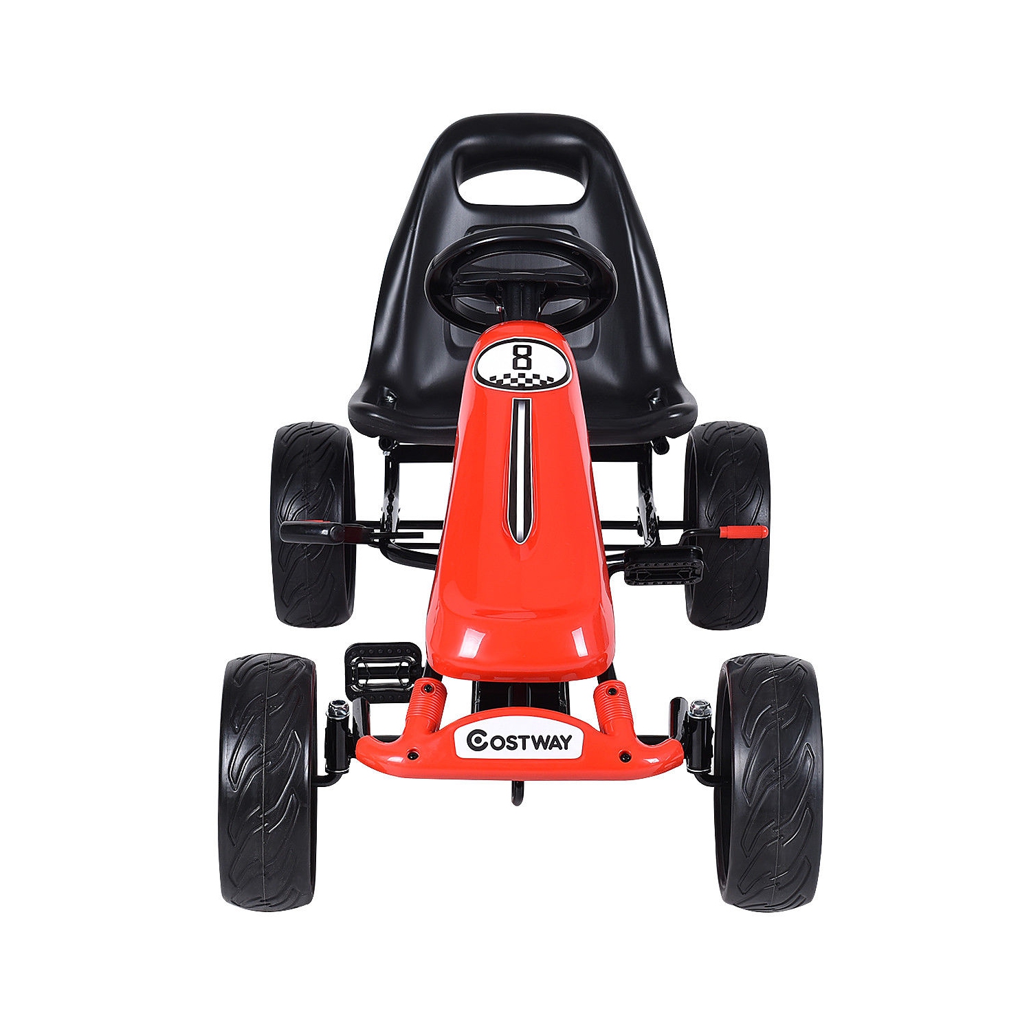 Go Kart Kids Ride On Car Pedal Powered 4 Wheel Racer Stealth Outdoor Toy