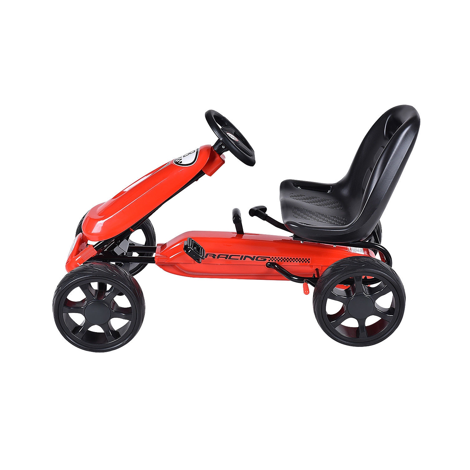 Go Kart Kids Ride On Car Pedal Powered 4 Wheel Racer Stealth Outdoor Toy