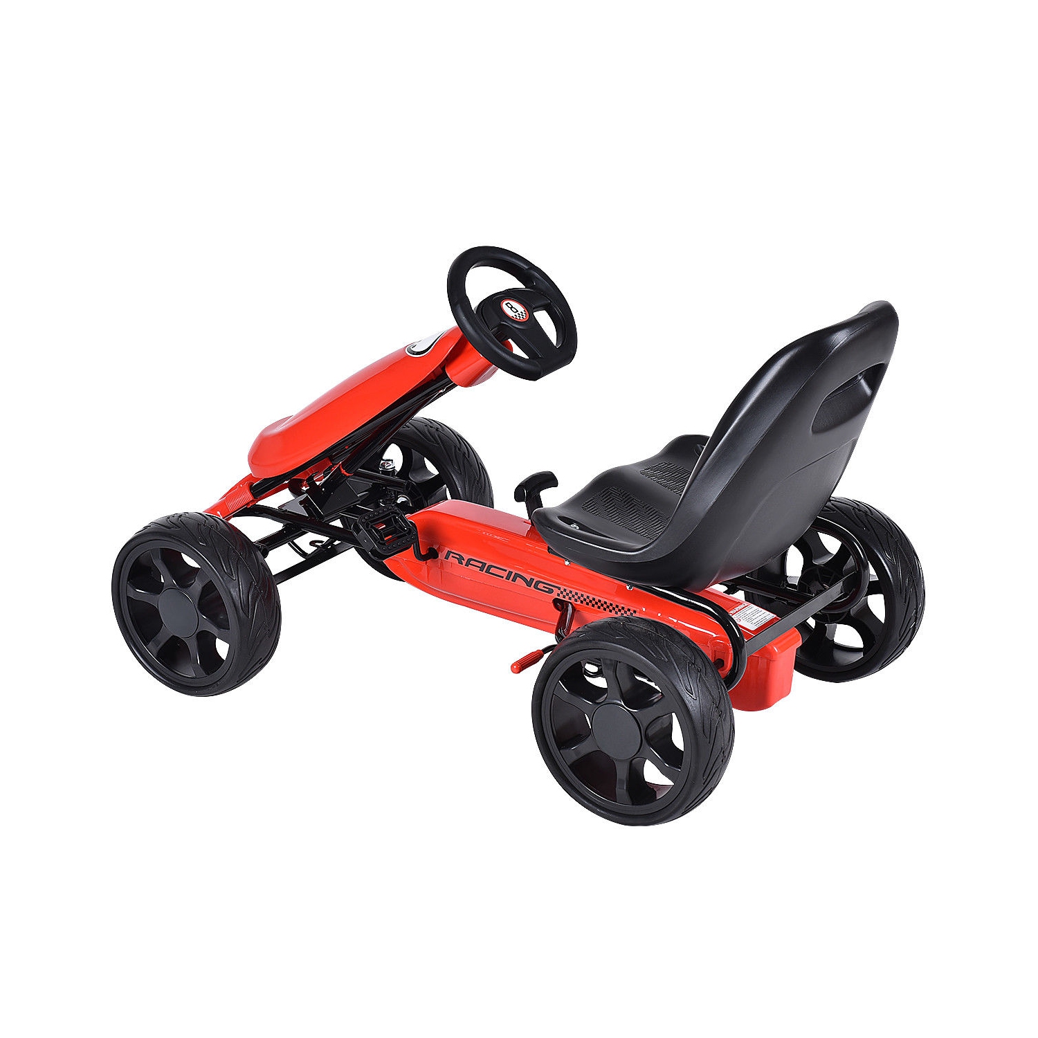 Go Kart Kids Ride On Car Pedal Powered 4 Wheel Racer Stealth Outdoor Toy