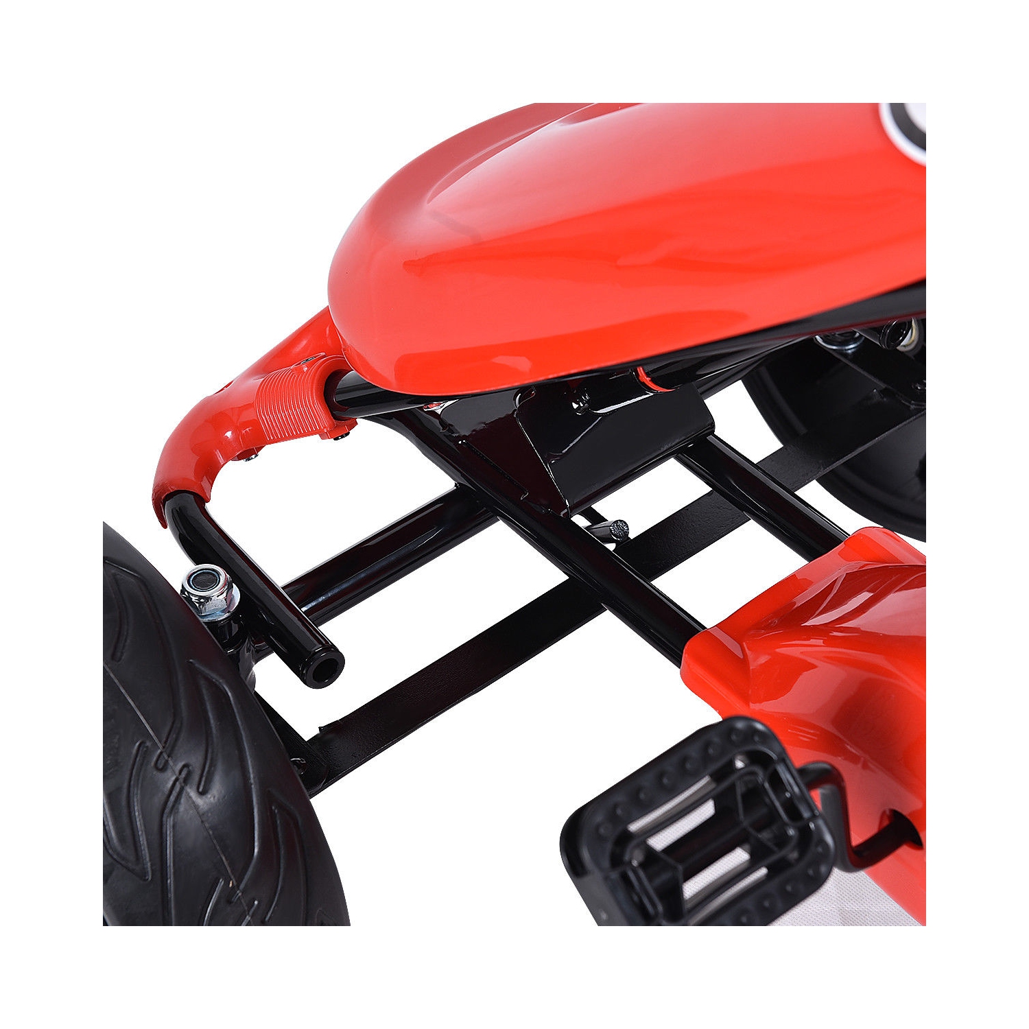 Go Kart Kids Ride On Car Pedal Powered 4 Wheel Racer Stealth Outdoor Toy