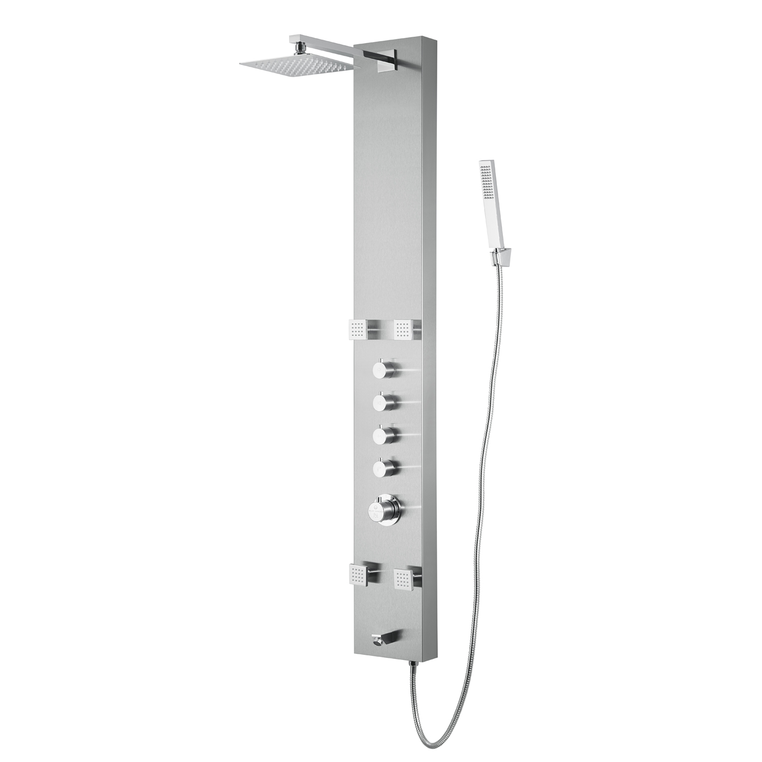 Blue Ocean 59” Stainless Steel Thermostatic Shower Panel
