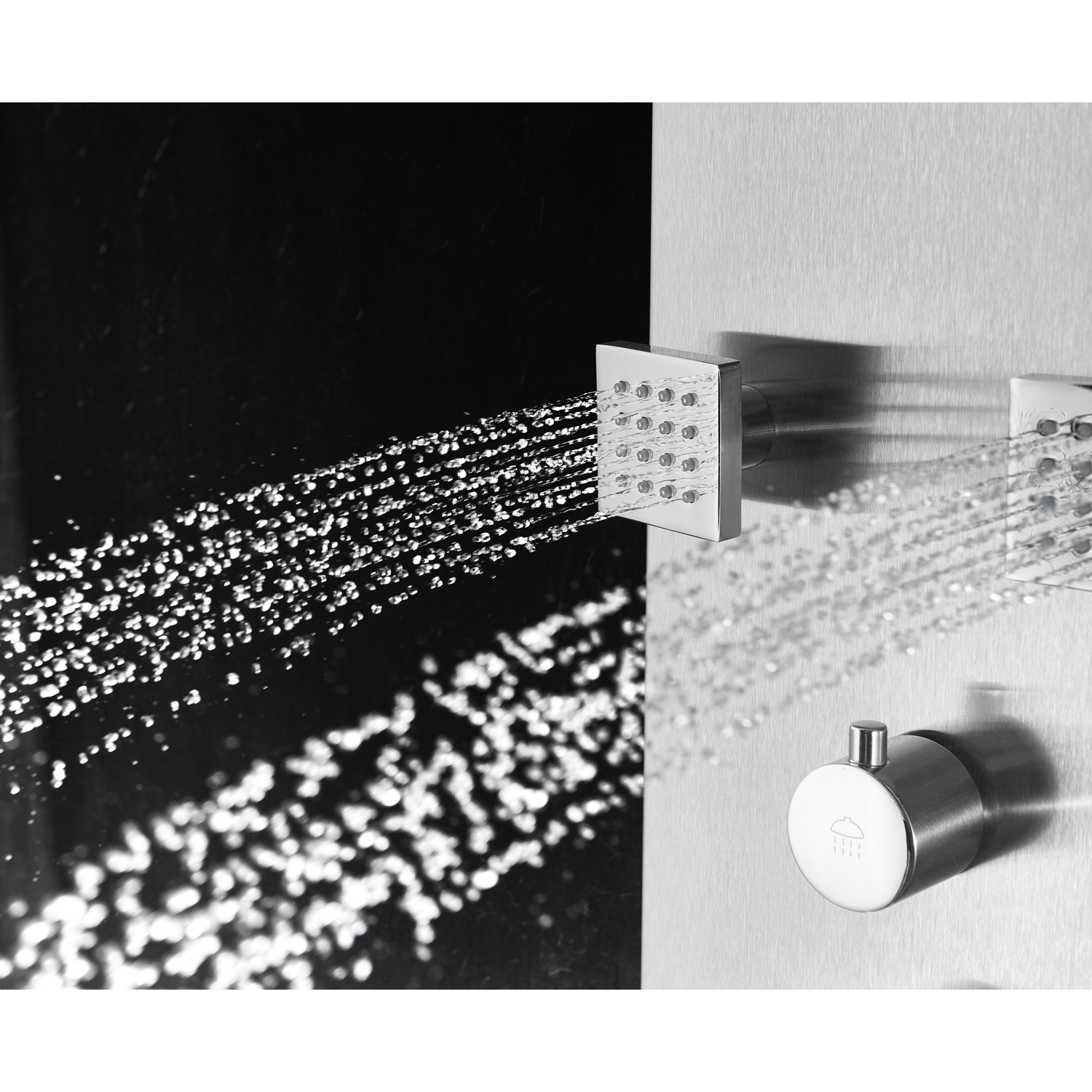 Blue Ocean 59” Stainless Steel Thermostatic Shower Panel