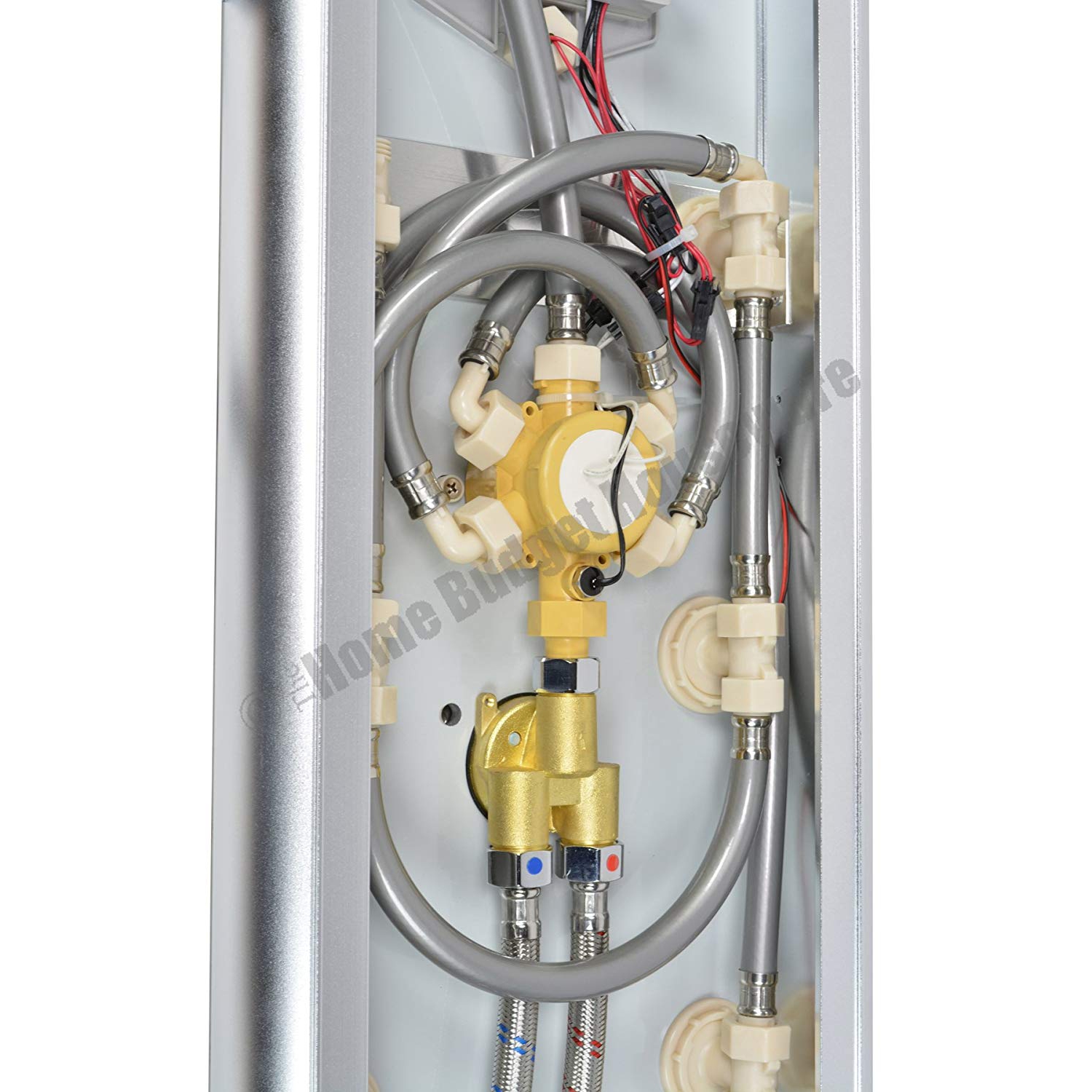 Blue Ocean 52"" Aluminum Shower Panel with Shower Head