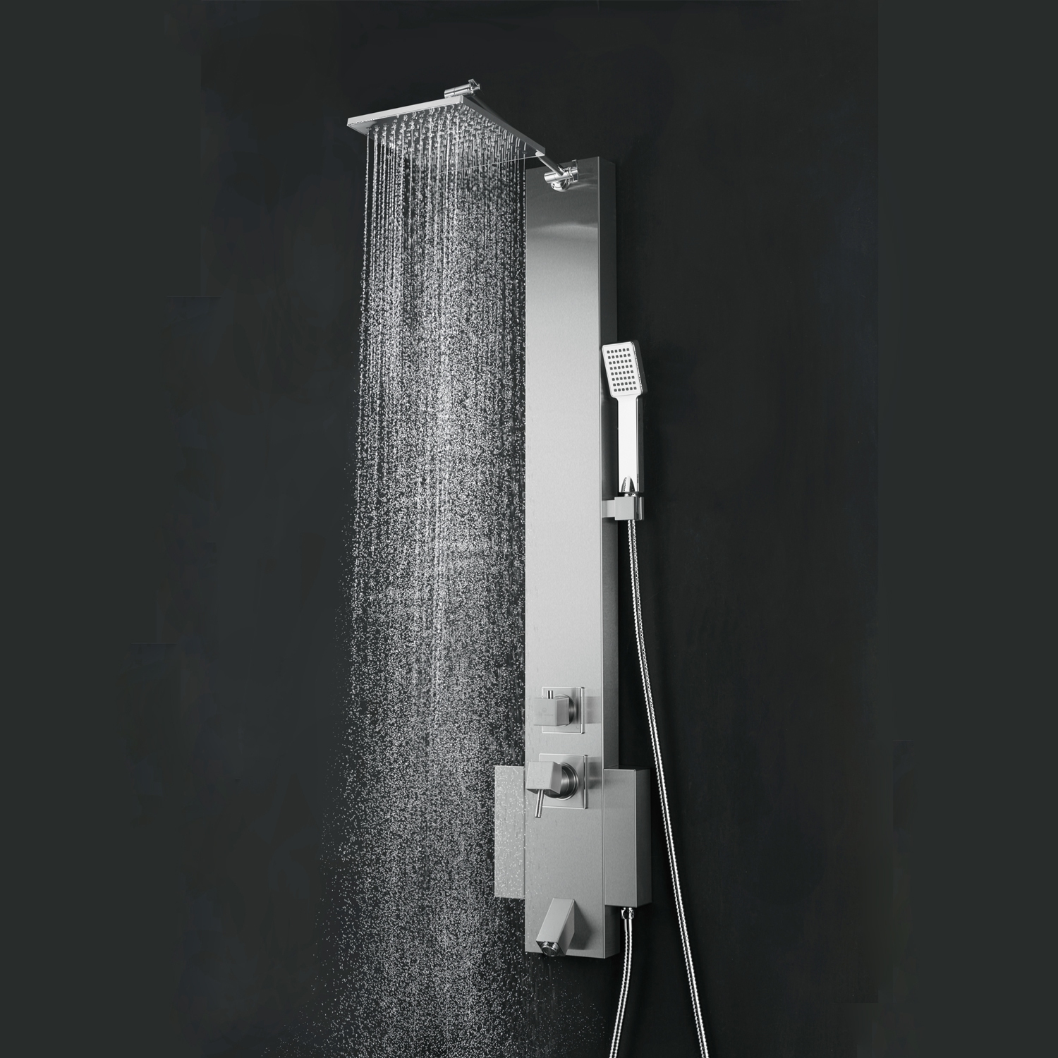 Blue Ocean 48” Stainless Steel Shower Panel with Shower Head