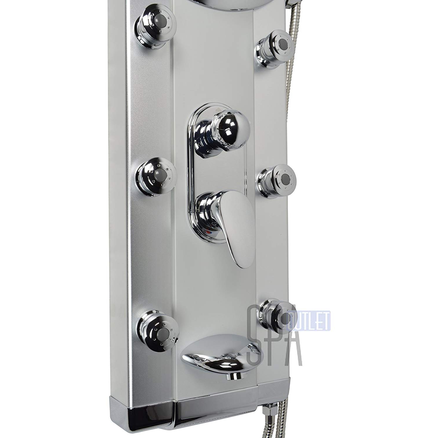 Blue Ocean 50” Aluminum Shower Panel with Shower Head