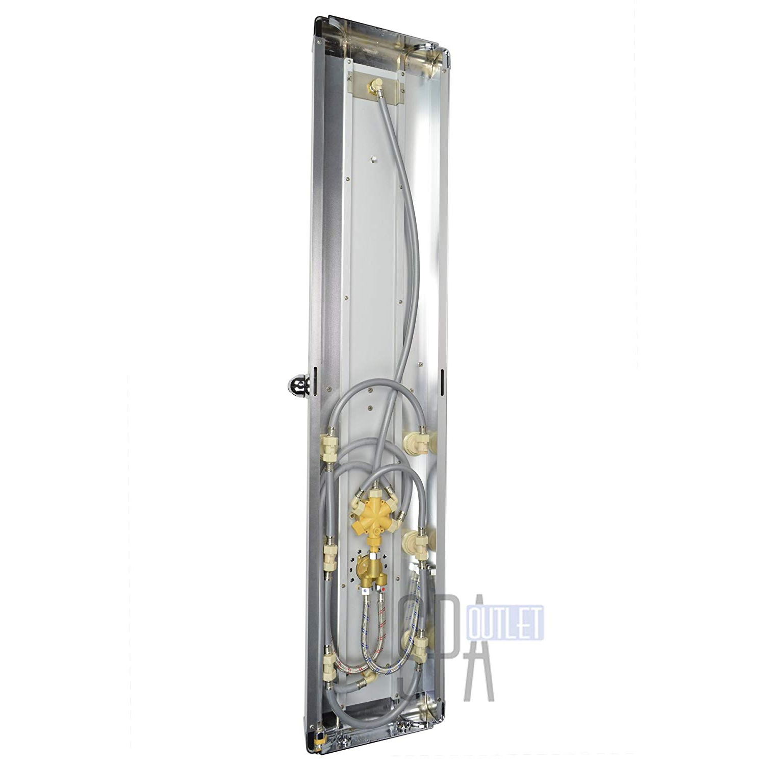 Blue Ocean 50” Aluminum Shower Panel with Shower Head