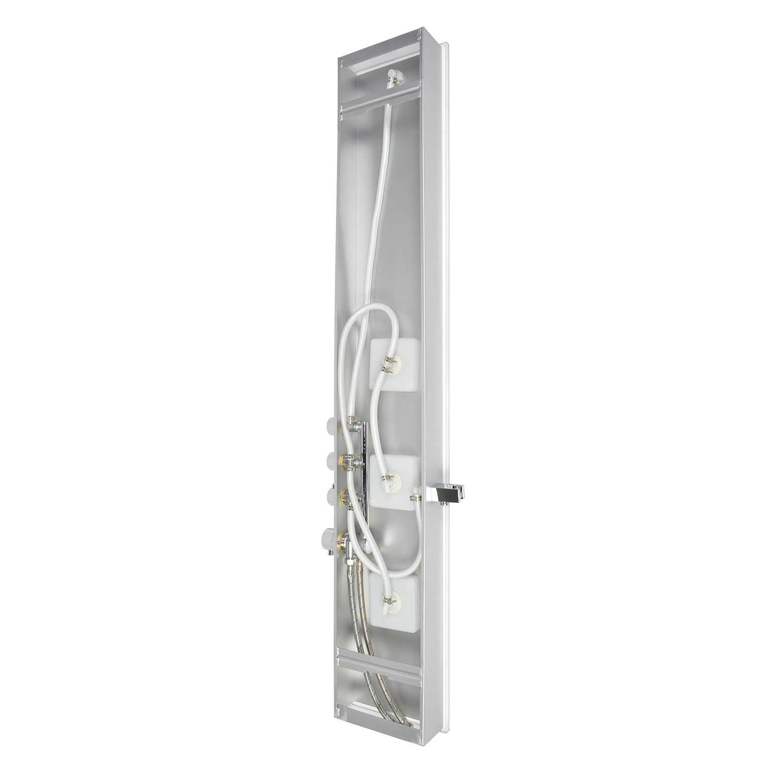 Blue Ocean 59” Aluminum SPA8659 Thermostatic Shower Panel with Shower Head