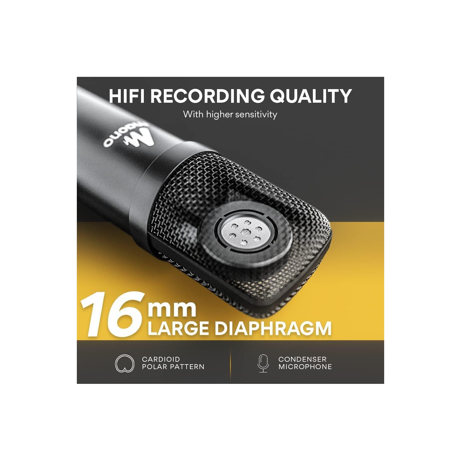 Ensemble microphone USB 192kHz/24bit au-A04T PC condensateur Podcast Streaming microphone professionnel cardioïde Plug & Play pour ordinateur,
