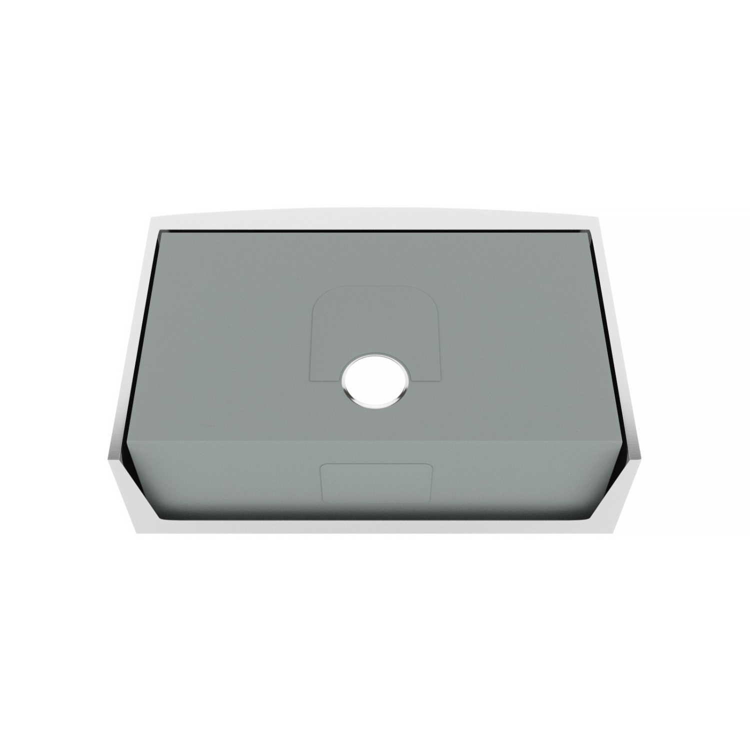 Évier de cuisine de 36 po en acier inoxydable, tablier de 16, grille et crépine GRATUITES