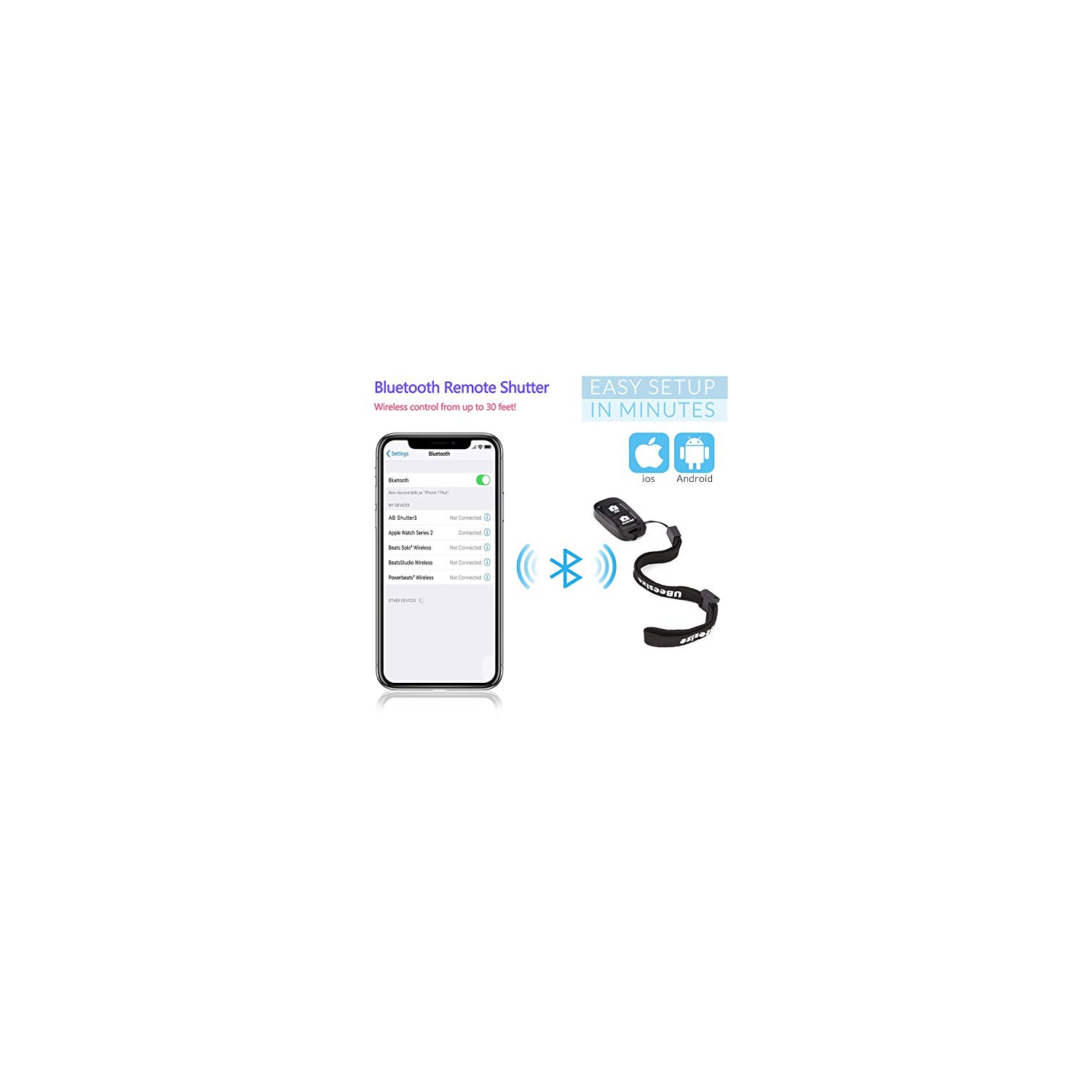 Anneau lumineux pour égoportraits avec support pour téléphone cellulaire pour diffusion en direct et maquillage, télécommande d’obturateur pour