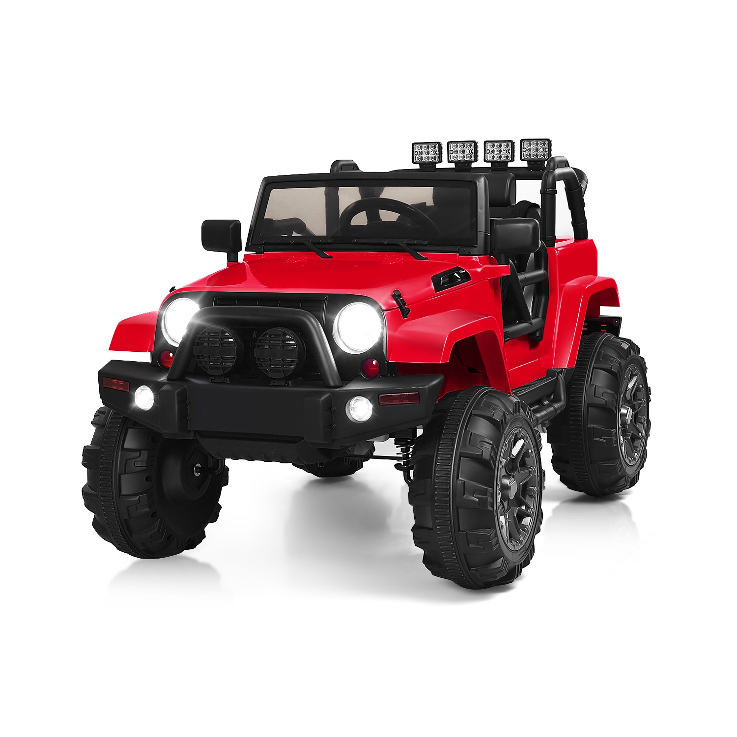 12V Kids Ride On Truck Car w/ Remote Control MP3 Music LED Lights