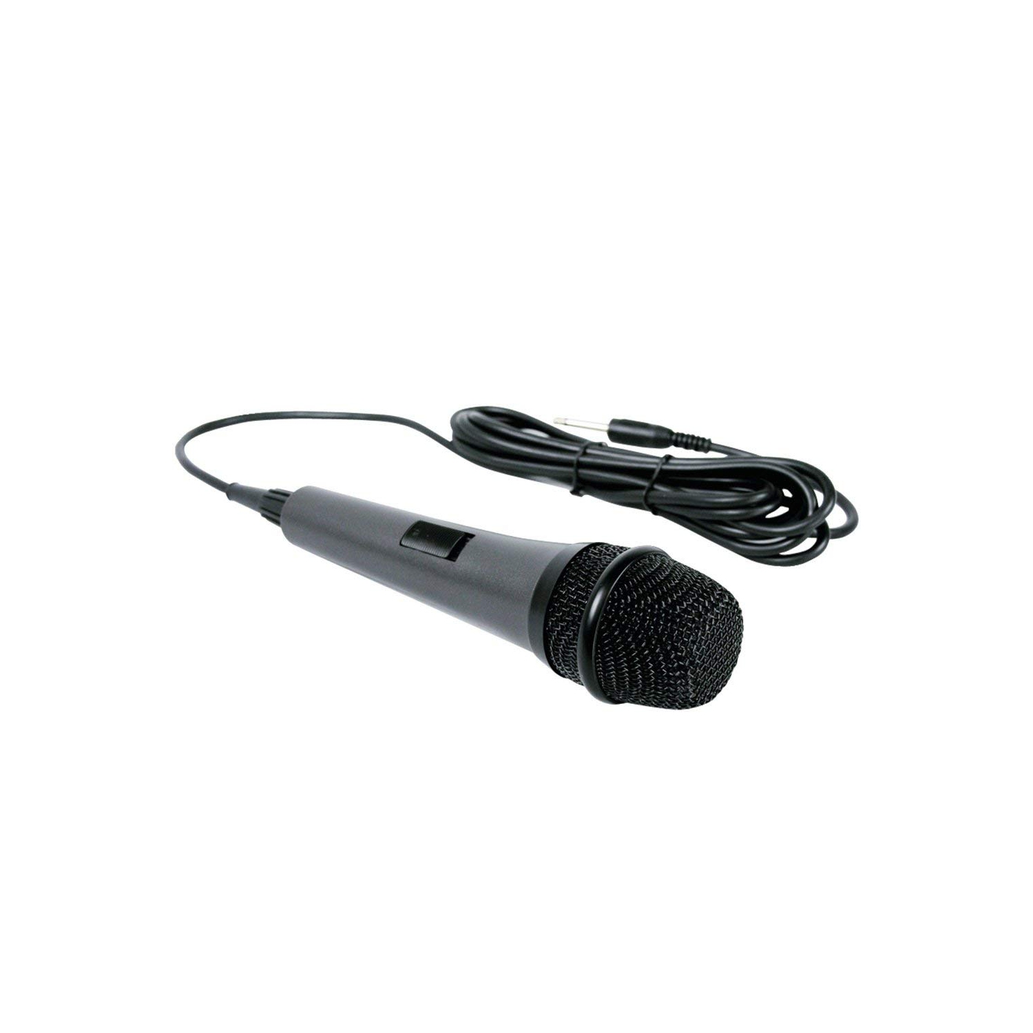 Microphone dynamique pour karaoké SMM-205 de Singing machine avec cordon de 10.5 pi