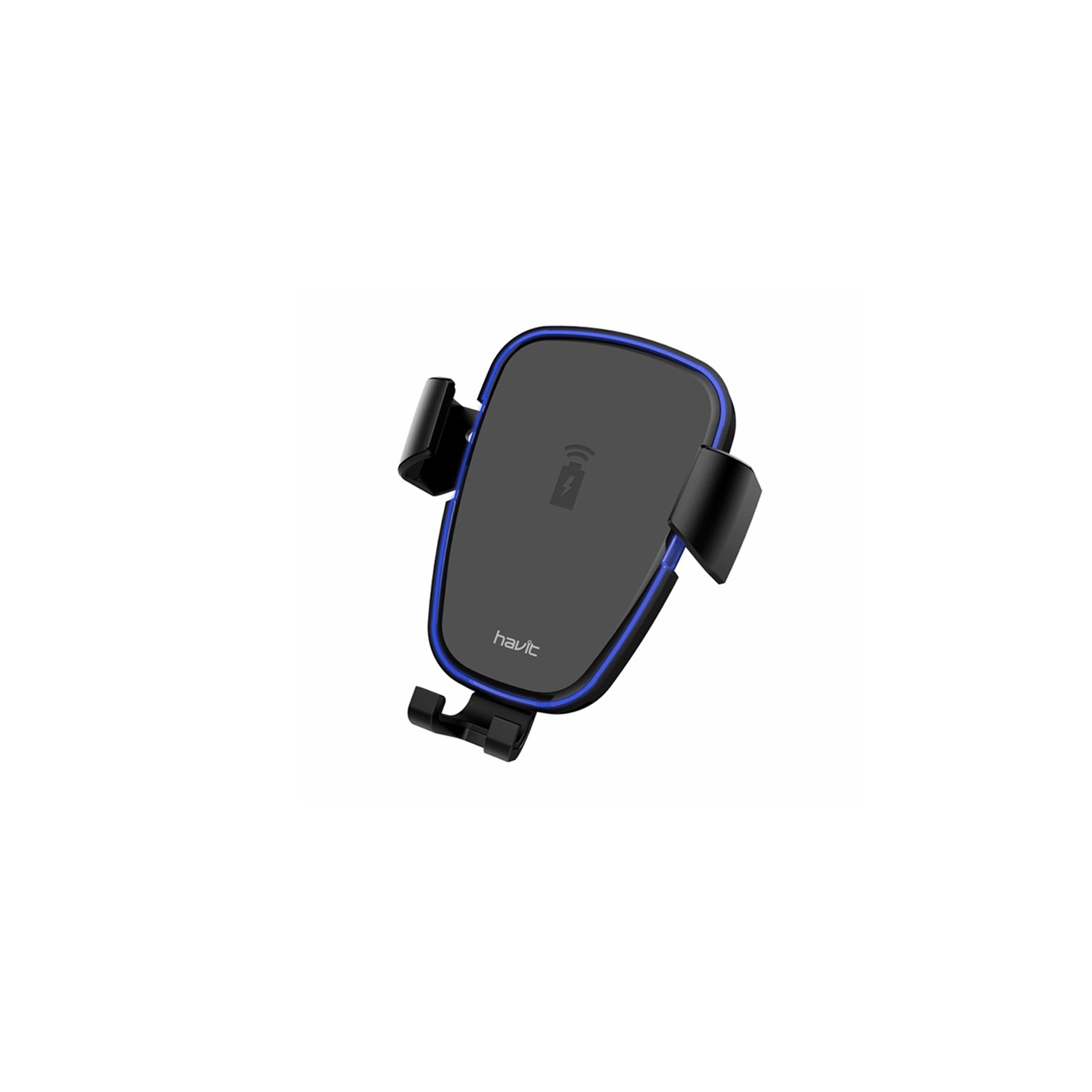 HAVIT H341 2 in 1 mobile phone wireless charger & gravity car holder_Black