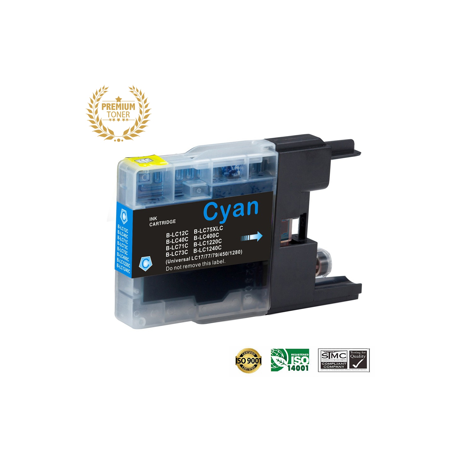 Ultra Ink™ New Brother Printer LC71/75 C High Yield Cyan Inkjet Cartridge Online Only!