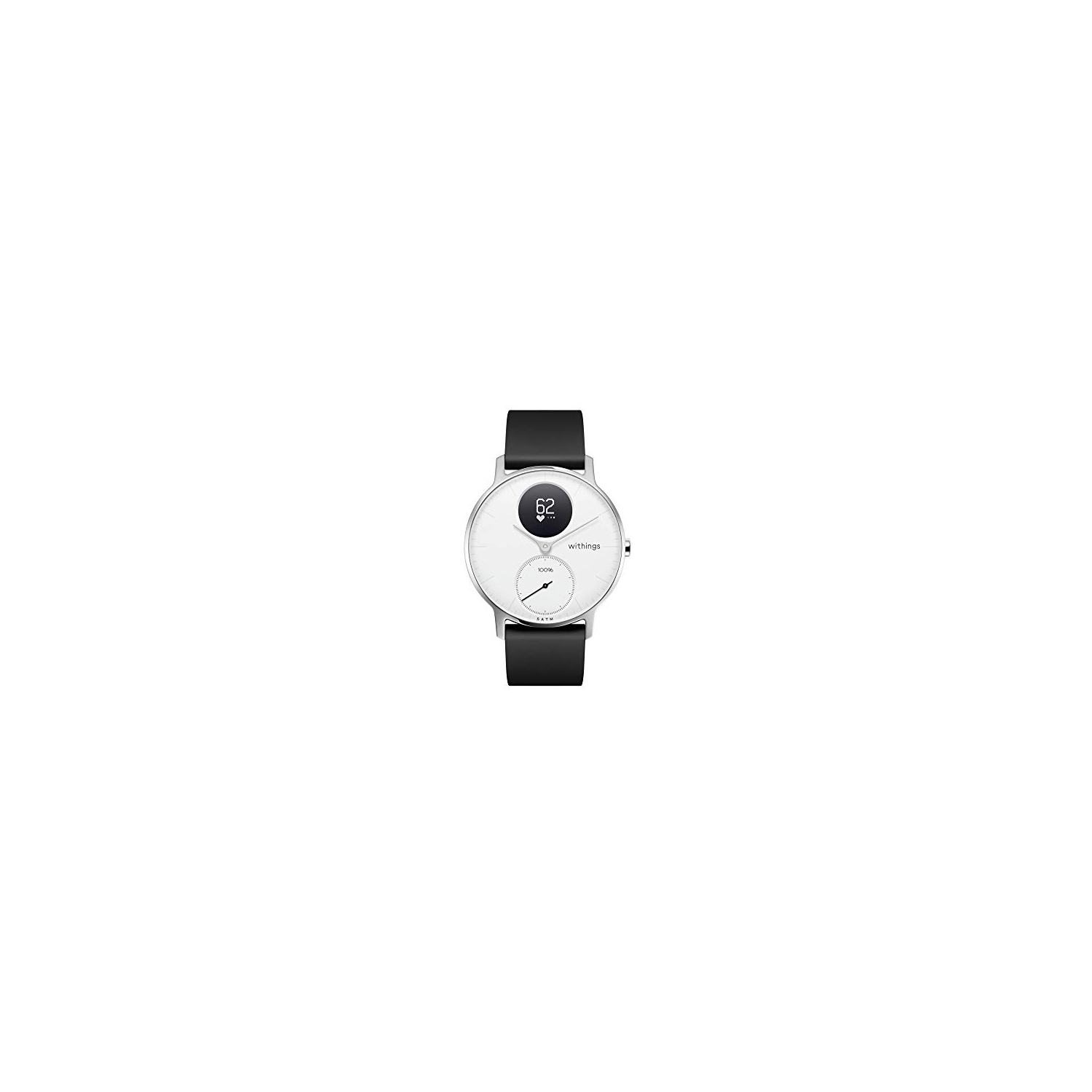 Nokia Steel HR Hybrid Smartwatch Heart Rate & Activity Tracking Watch, White, 36mm, up to 25 Days Long-Lasting Battery