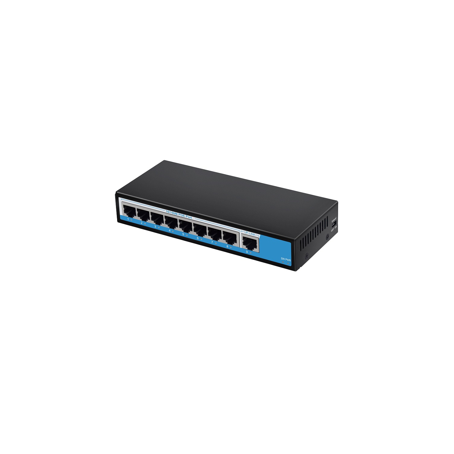 WIBE 9 Port Power-over-Ethernet switch