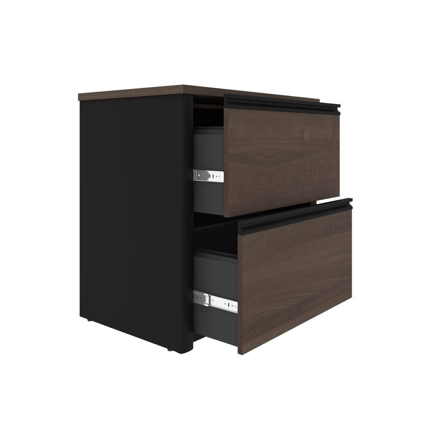 Bestar – Classeur latéral connexion 30 po - Antigua et noir