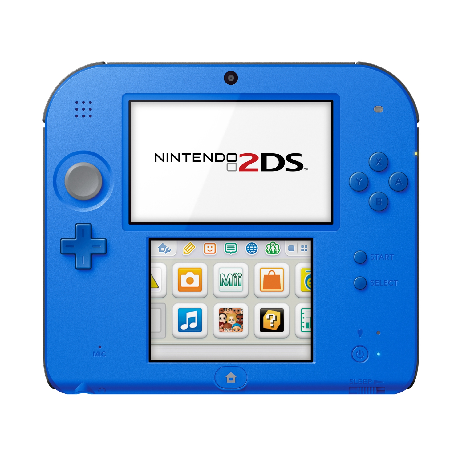 Refurbished (Good) - Nintendo 2DS - Electric Blue with New Super Mario Bros. 2 Game Pre-Installed,