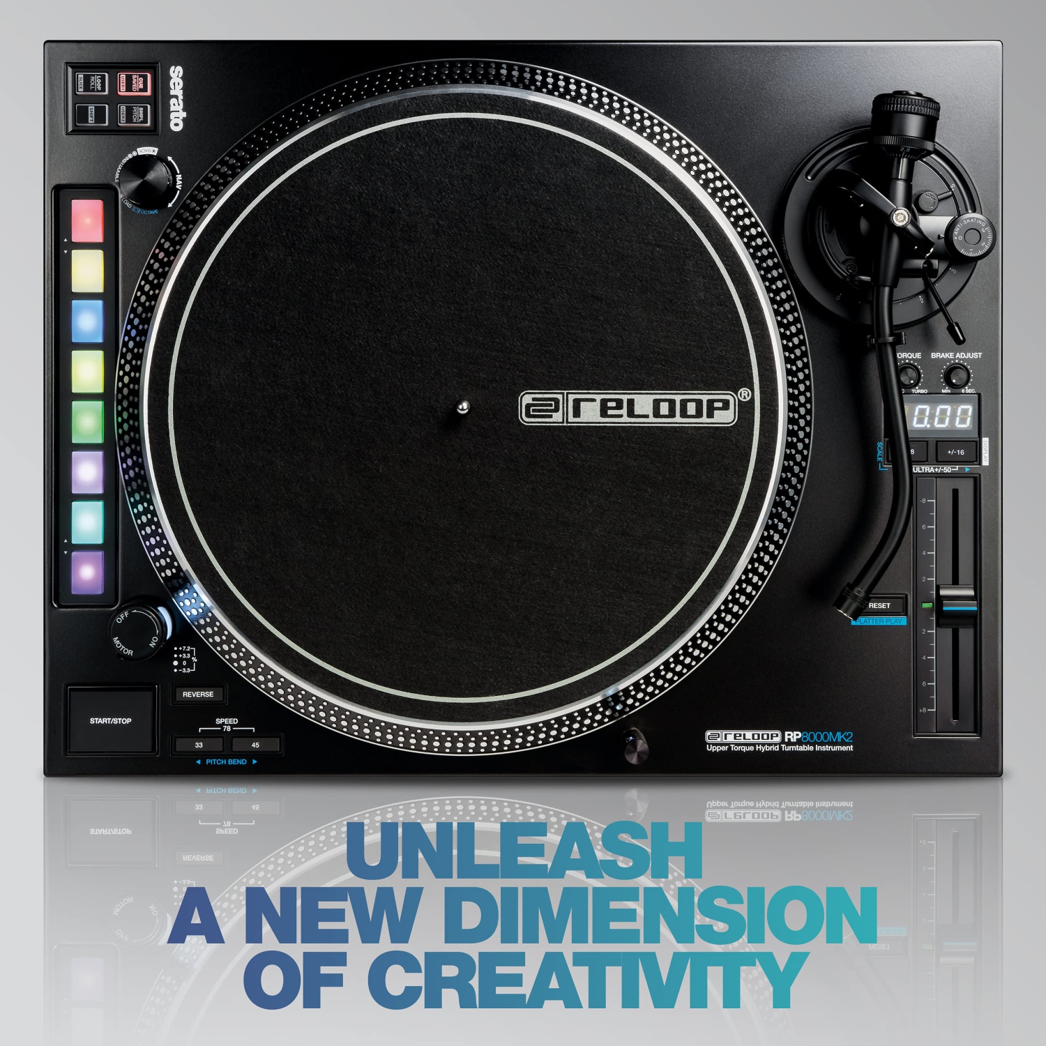 Reloop Upper Torque Hybrid Turntable Instrument