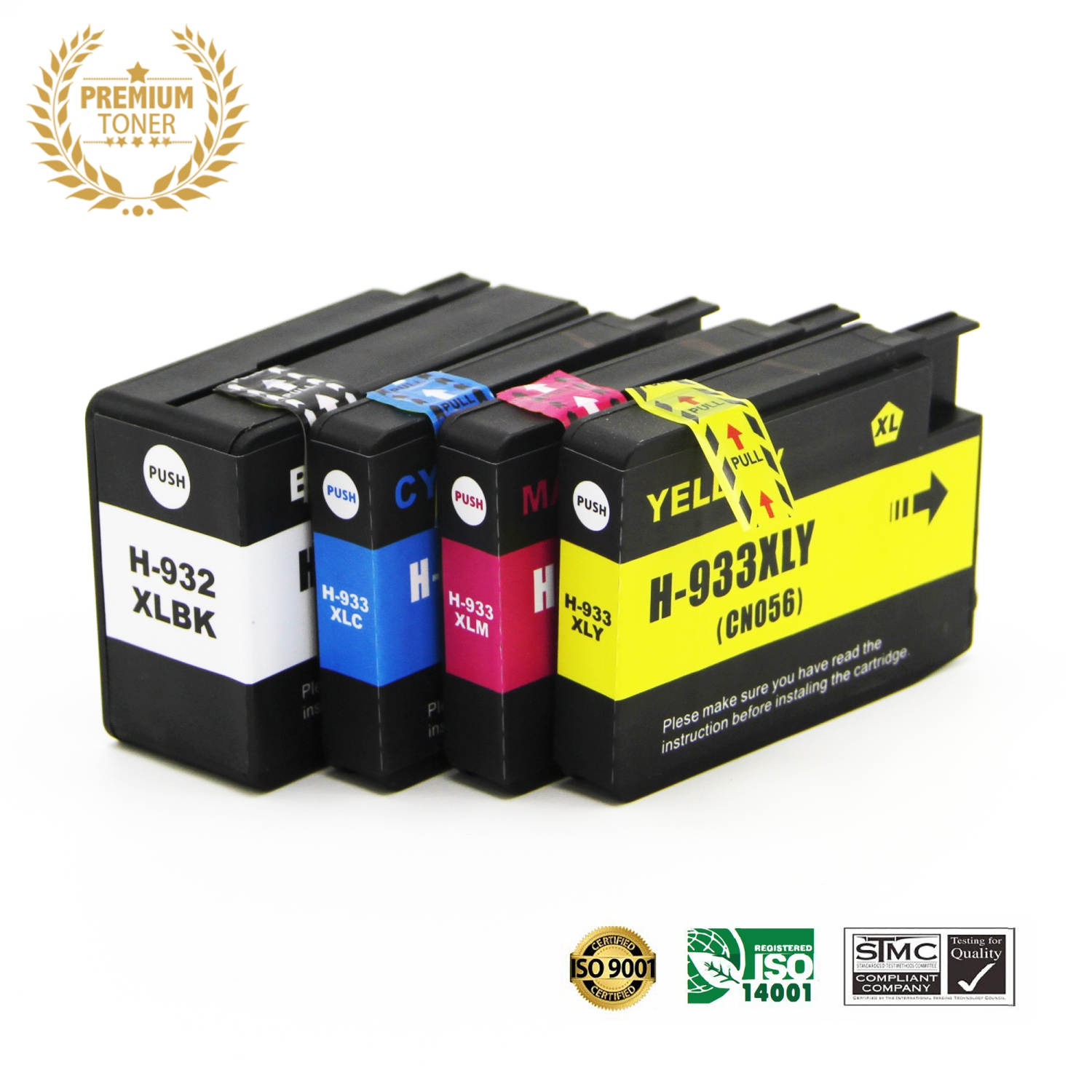Ultra Toner™ 4 COLORS COMBO - HP 932XL BK, 933XL C/M/Y Inkjet Cartridge Online Only!