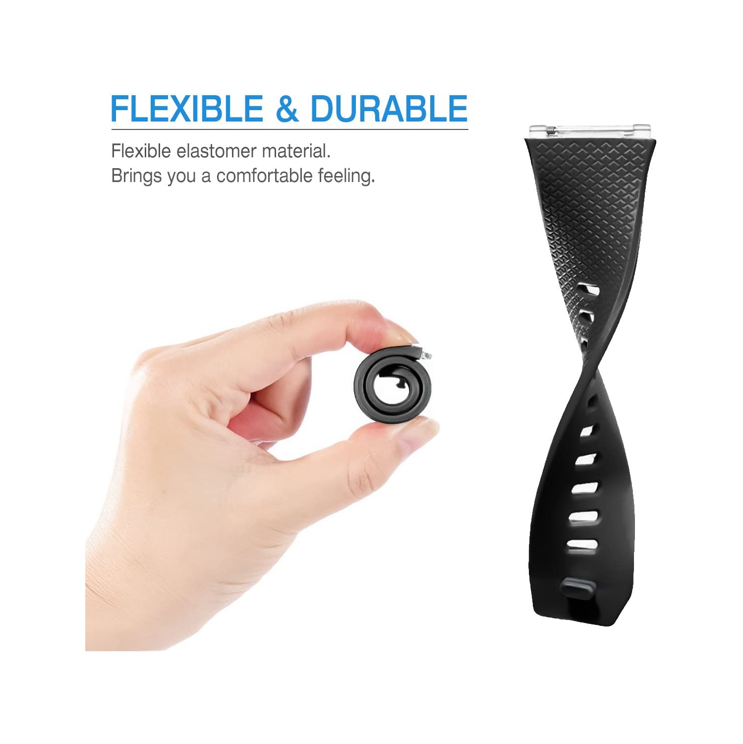 navor Fitbit Ionic Bands Women Men Large, Replacement Strap Sport Accessory Wristband Original Design for Fitbit Ionic Smart Watch