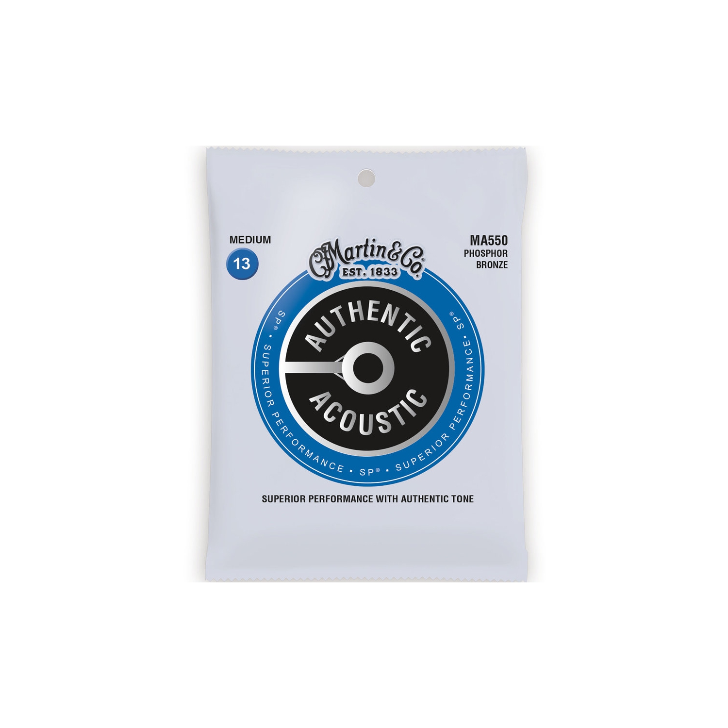 Martin Authentic SP Acoustic Guitar Strings - 92/8, Medium