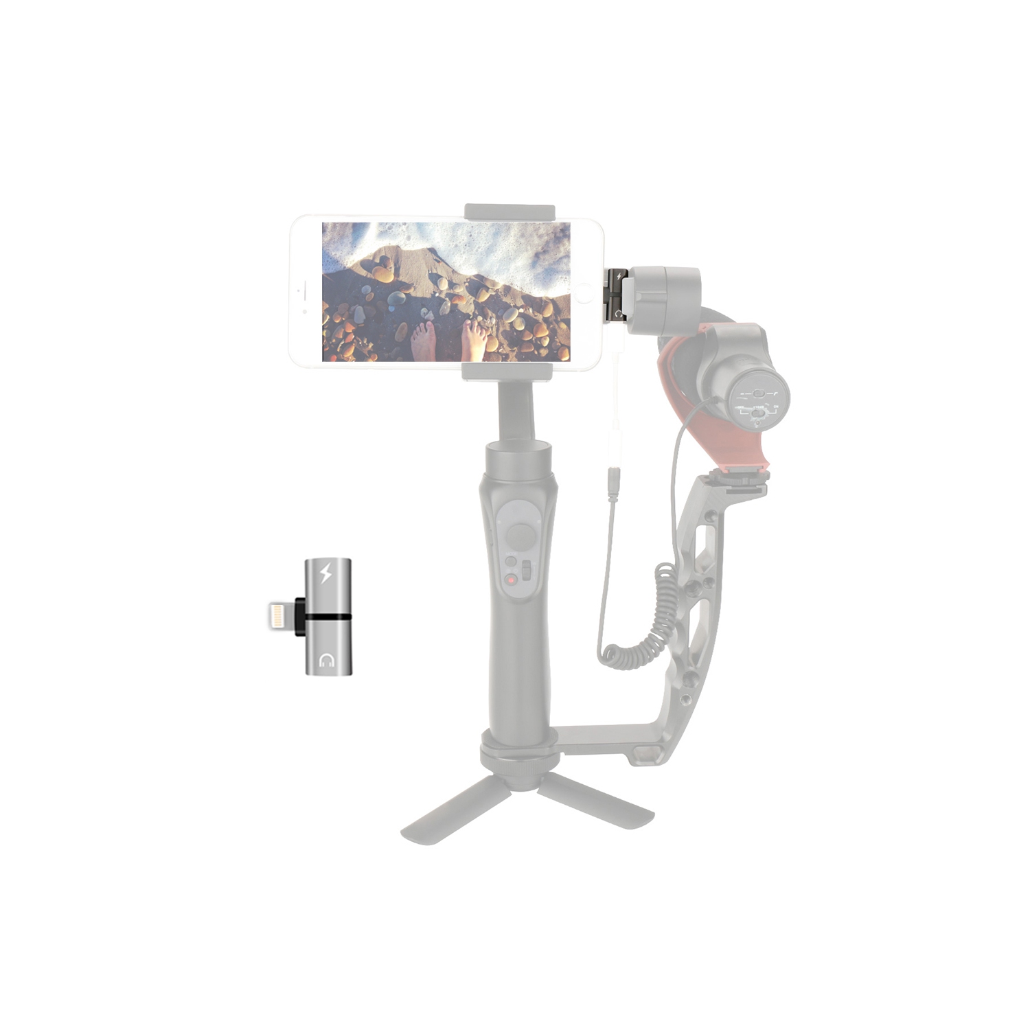 2 in 1 Double Adapter Headphone Jack Converter Splitter Dual Audio Lightning Cable Charger