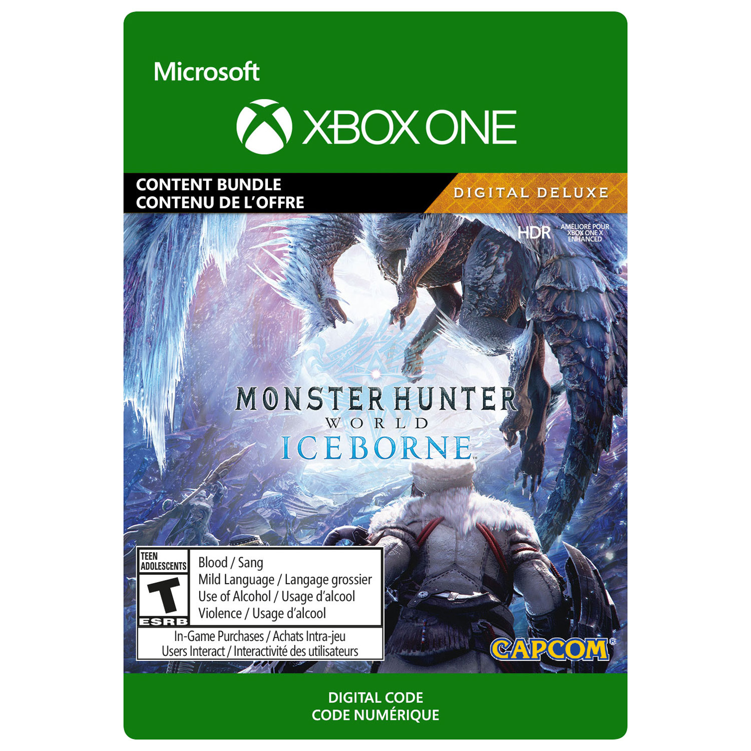 Monster Hunter World: Iceborne Digital Deluxe (Xbox One) - Digital Download