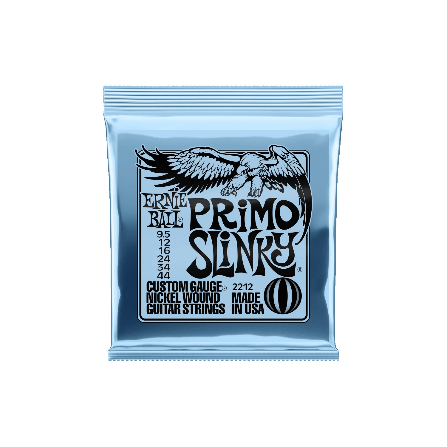Ernie Ball Primo Slinky Nickel Wound Electric Guitar Strings - 9.5-44