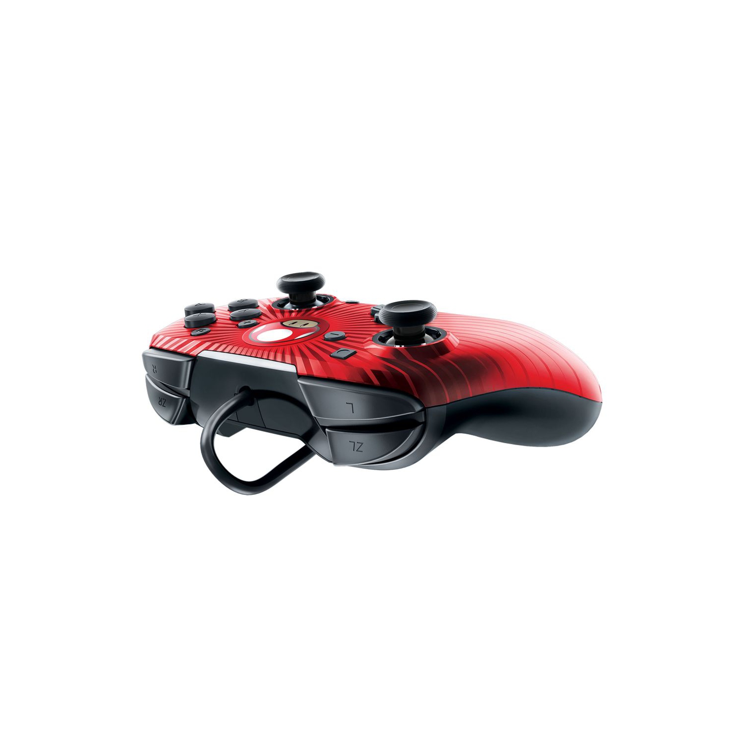 PDP Nintendo Switch Faceoff Wired Pro Controller - Red Mushroom