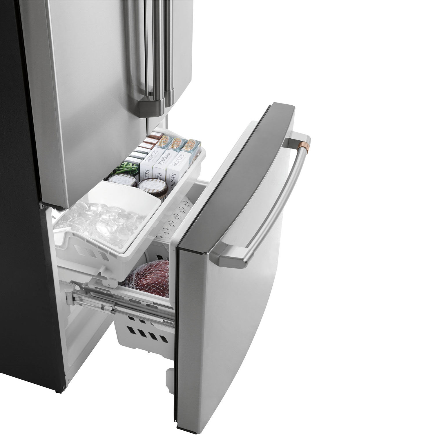 Café 33" 18.6 Cu. Ft. Counter-Depth French Door Refrigerator - Stainless Steel