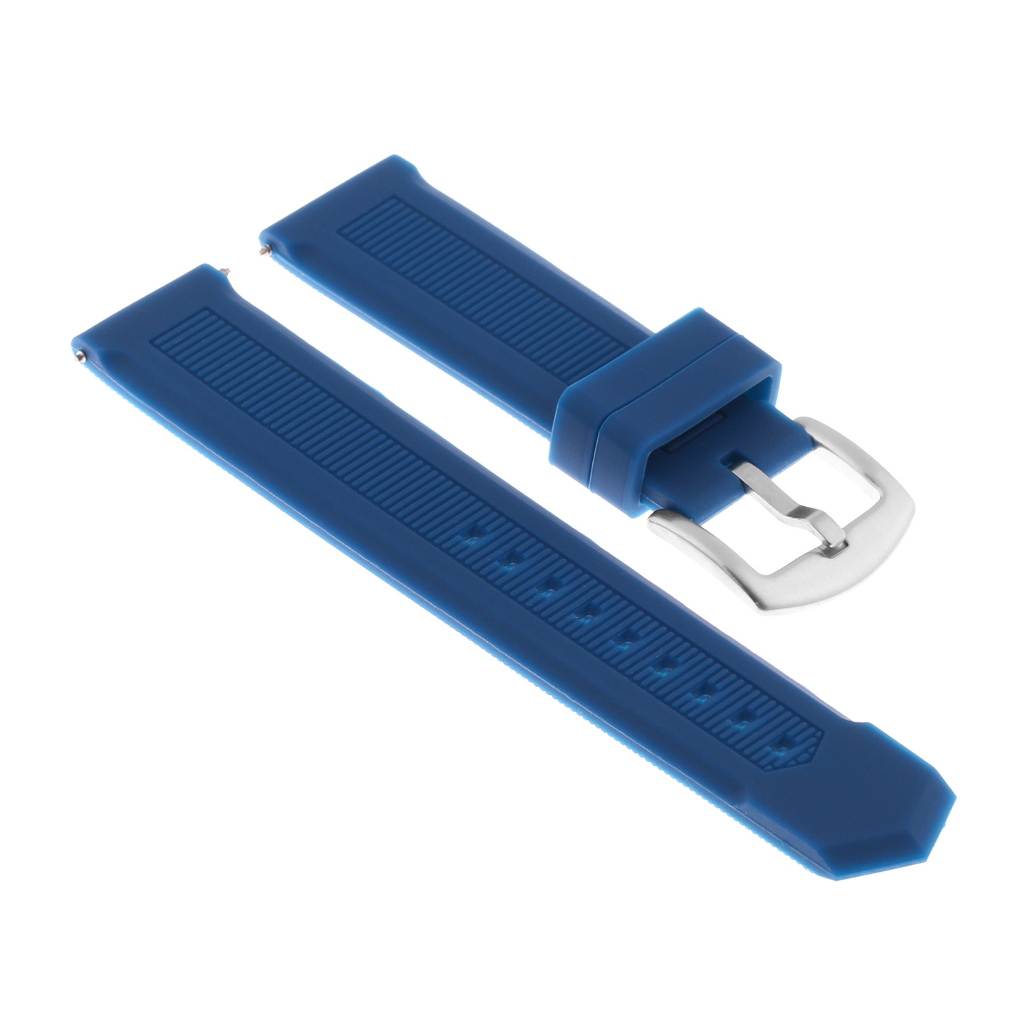 Strapsco Silicone Rubber Watch Band Strap for TAG Heuer Formula 1 - 20mm - Blue