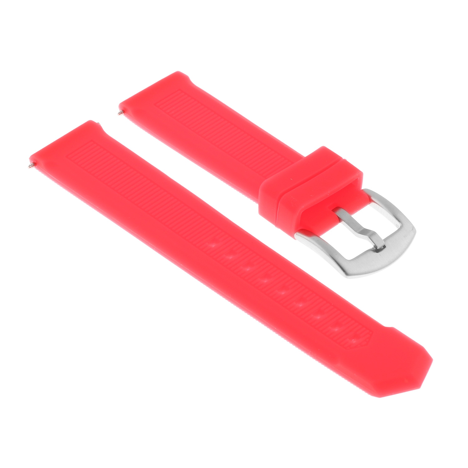 Strapsco Silicone Rubber Watch Band Strap for TAG Heuer Formula 1 - 20mm - Red
