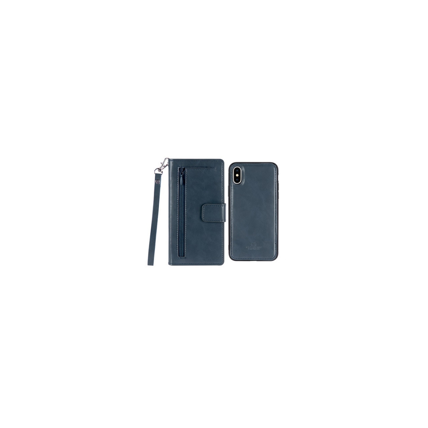 For Iphone X/XS Goospery Detachable Case, Navy Blue