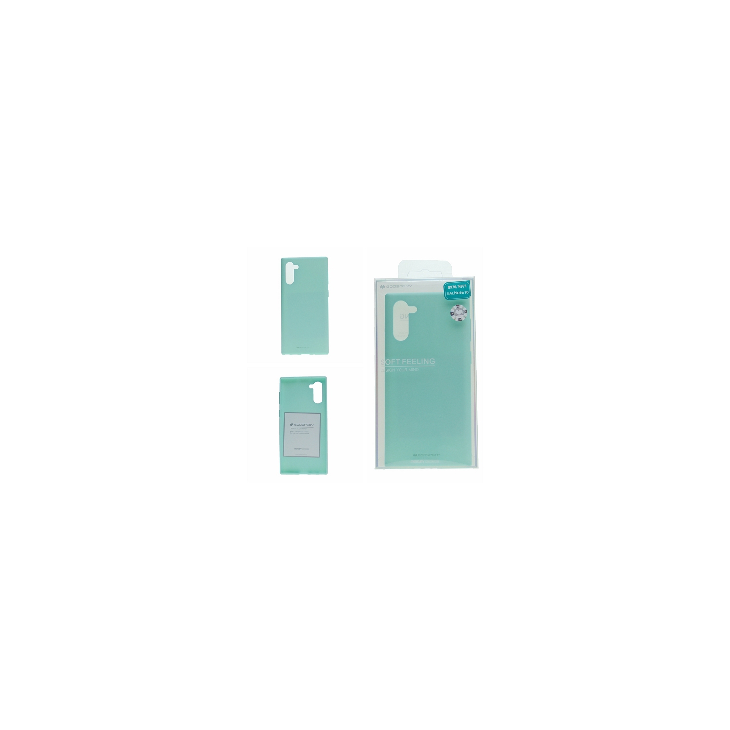 For Samsung Note 10 Goosepry Soft Feeling, Teal