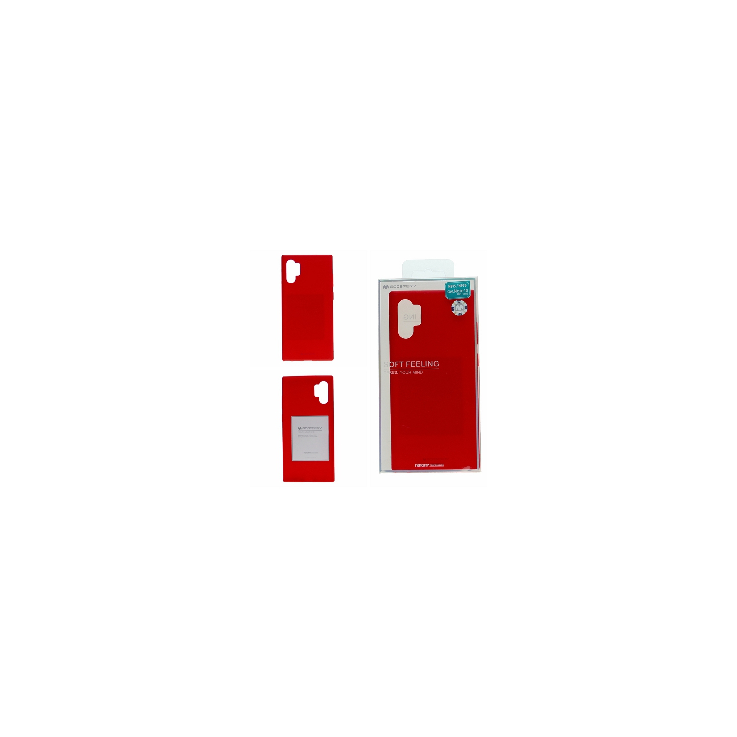 For Samsung Note 10 Plus Goosepry Soft Feeling, Red