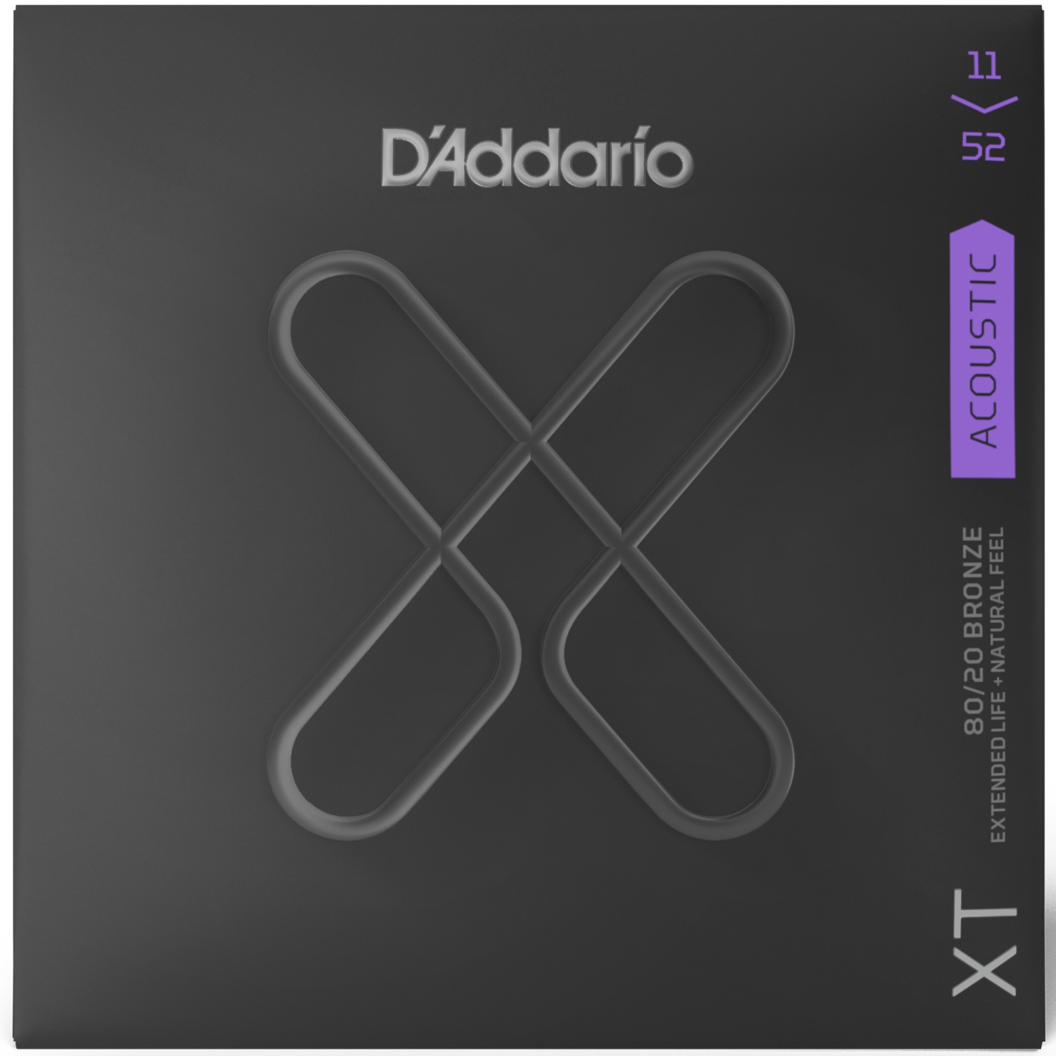 D'Addario XT 80/20 Bronze Acoustic Guitar Strings - Light 11-52