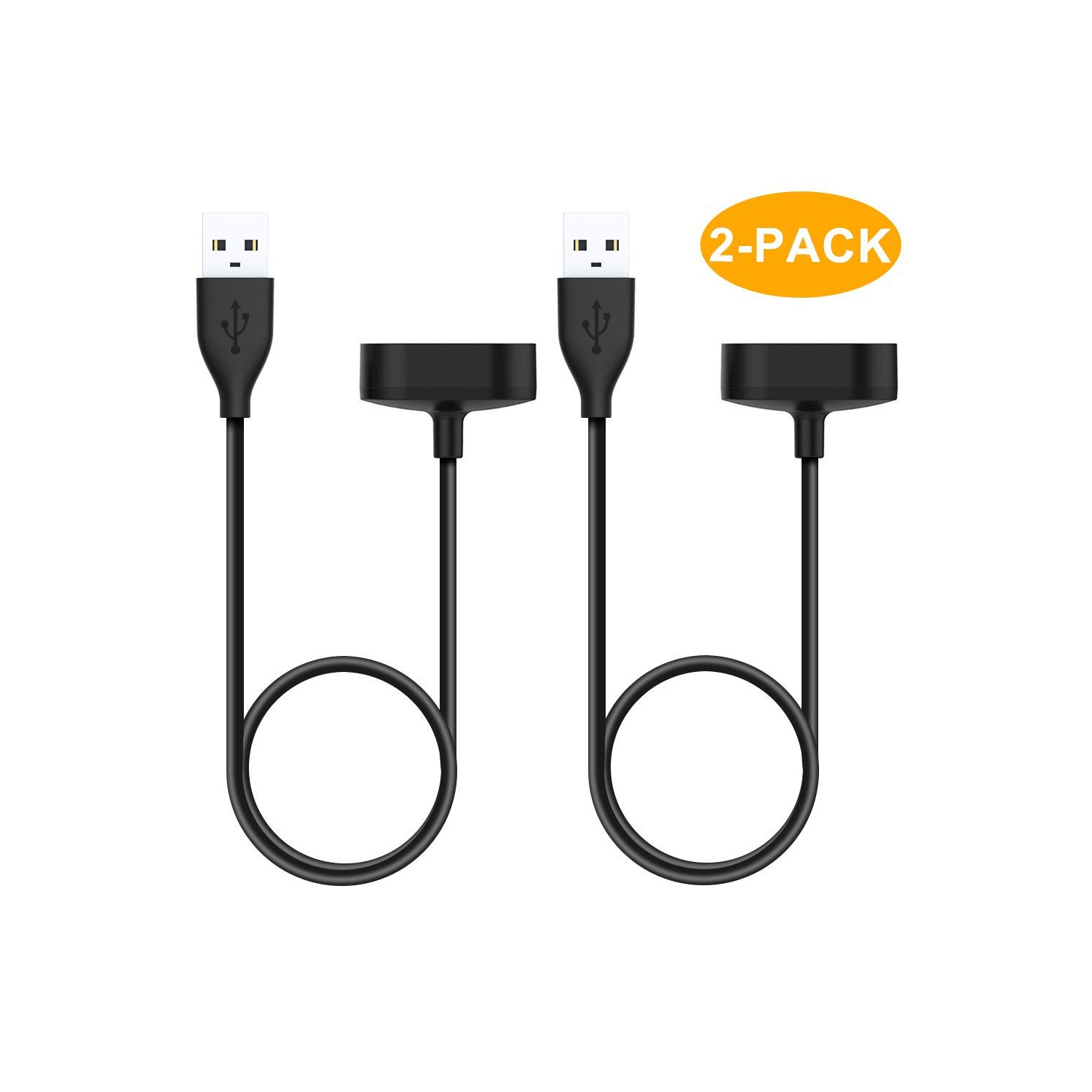 Charger Cable Compatible with Fitbit Inspire/Inspire HR, 2 Pack Replacement USB Charging Cable