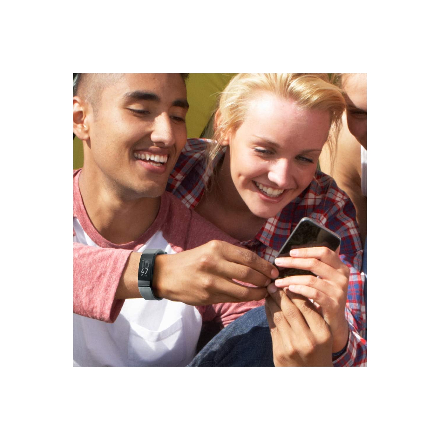 Fitbit Inspire & Inspire HR Band, Soft Waterproof Sport Watch Strap Replacement Wristband for Fitbit Inspire & Inspire HR Fitness Tracker, Large)