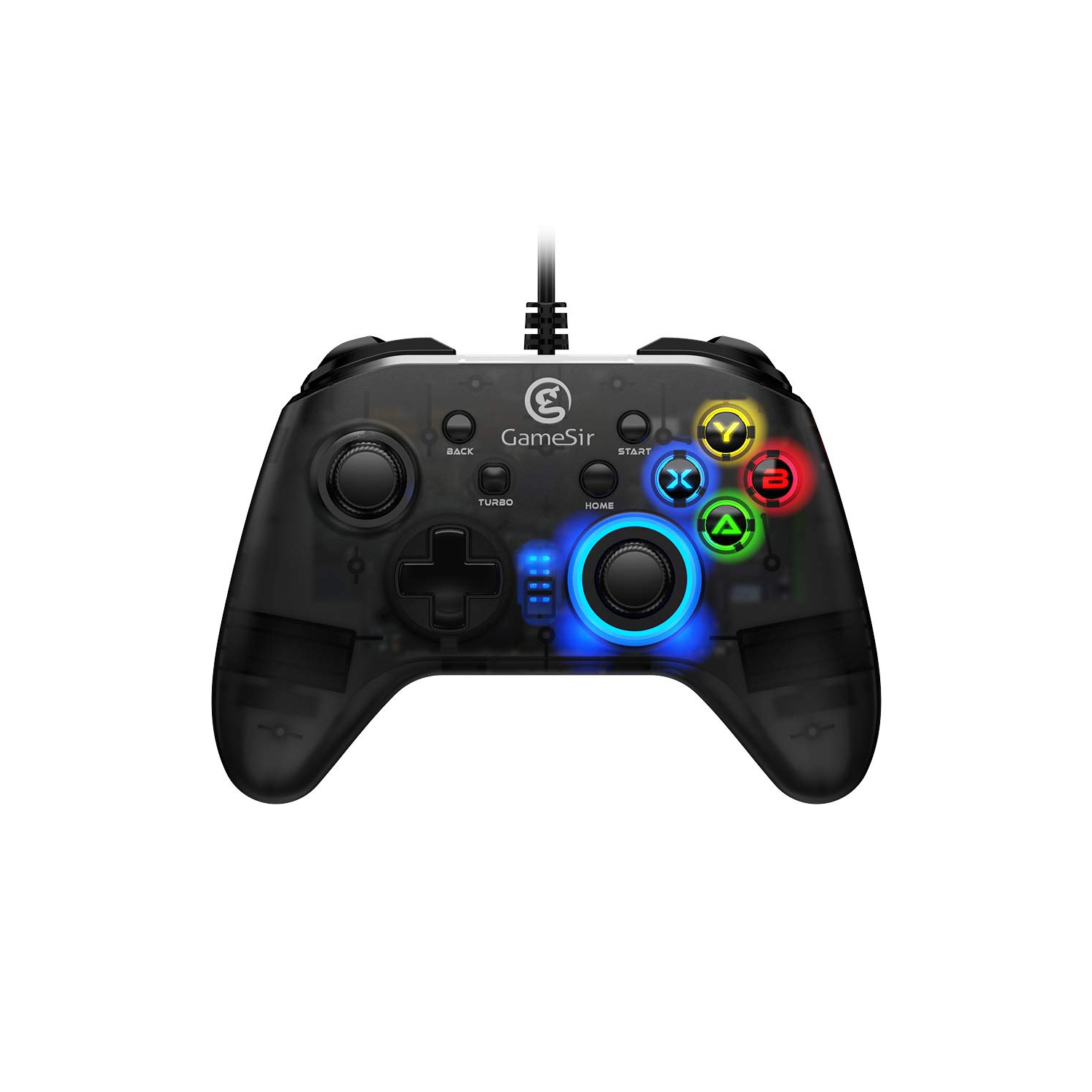 Wired PC Game Controller, GameSir T4w for Windows 7/8/8.1/10 with LED Backlight