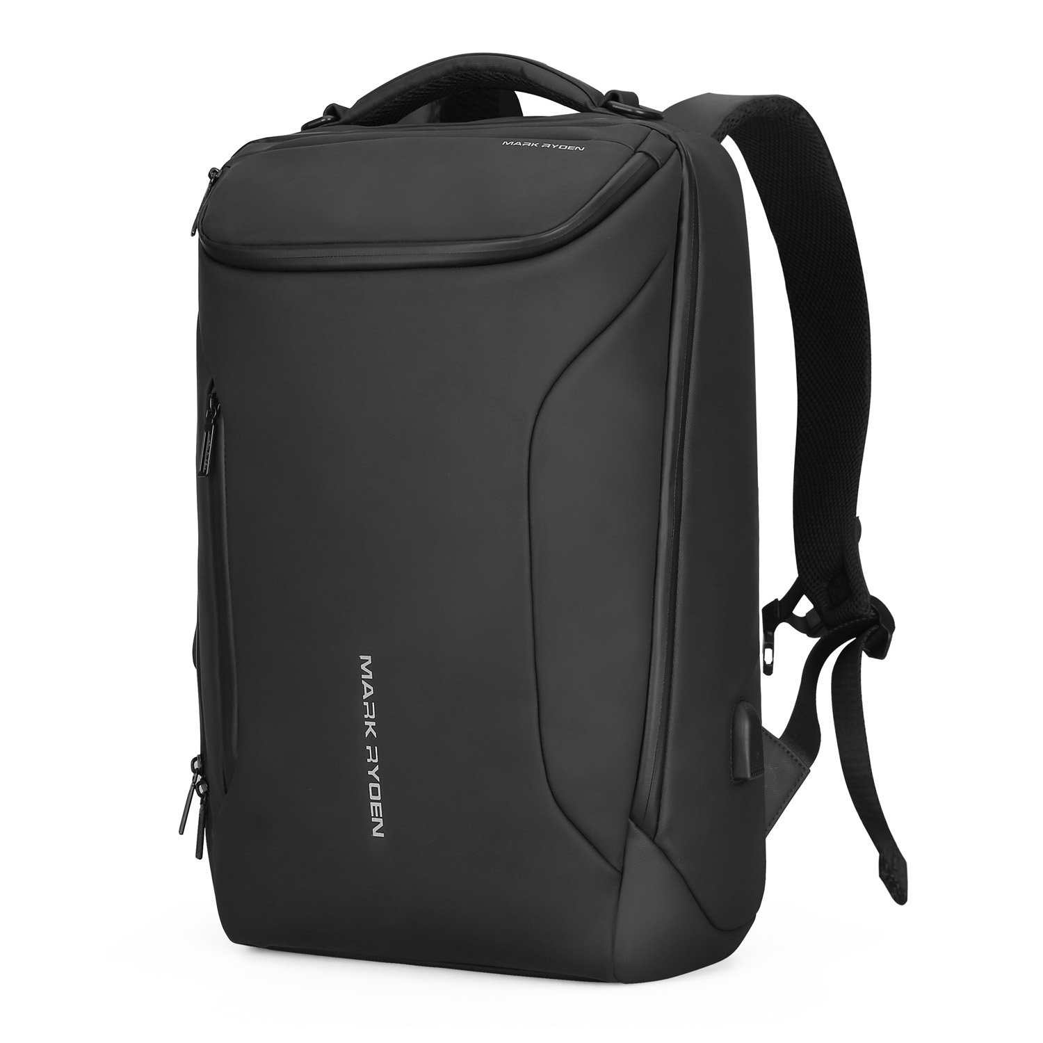 Mark Ryden "NAVARRO II 2 Pocket" Business & Travel USB Charging laptop Backpack, Ergonomic Straps, Anti-Theft Pocket