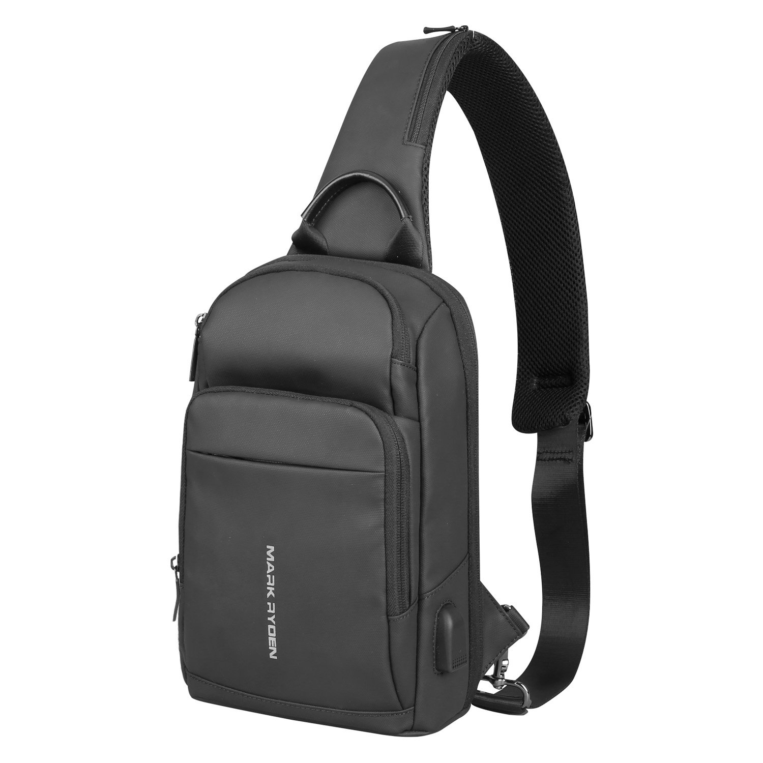 Mark Ryden "NAVARRO MINI" USB Charging Sling Bag w/ USB Charging Port, Anti-Theft Back Pocket & Water Repellent Material