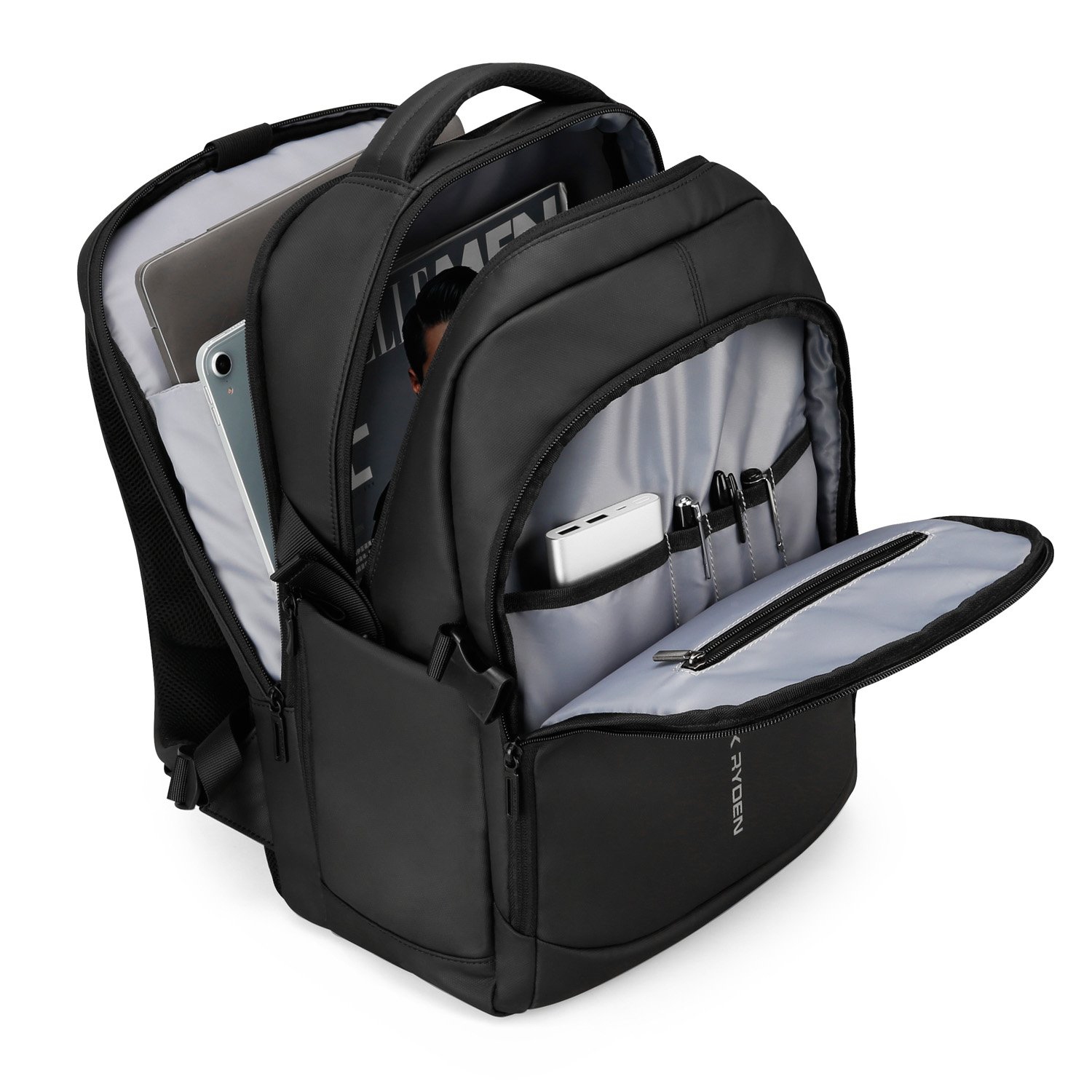 Mark Ryden "SUPREME" USB Charging laptop Backpack with anti-Theft Back Pocket, Water Repellent, Multi-Compartment Space