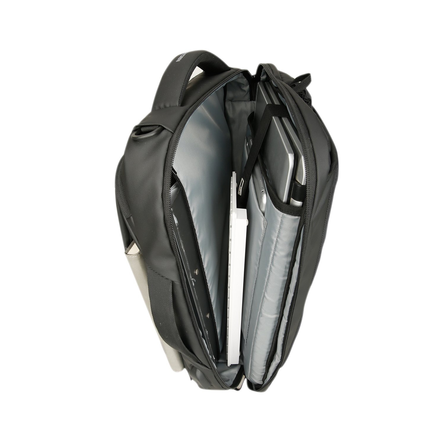 Le sac à dos pour portable DARWIN de Mark Ryden est un sac à dos imperméable qui se transforme facilement en mallette