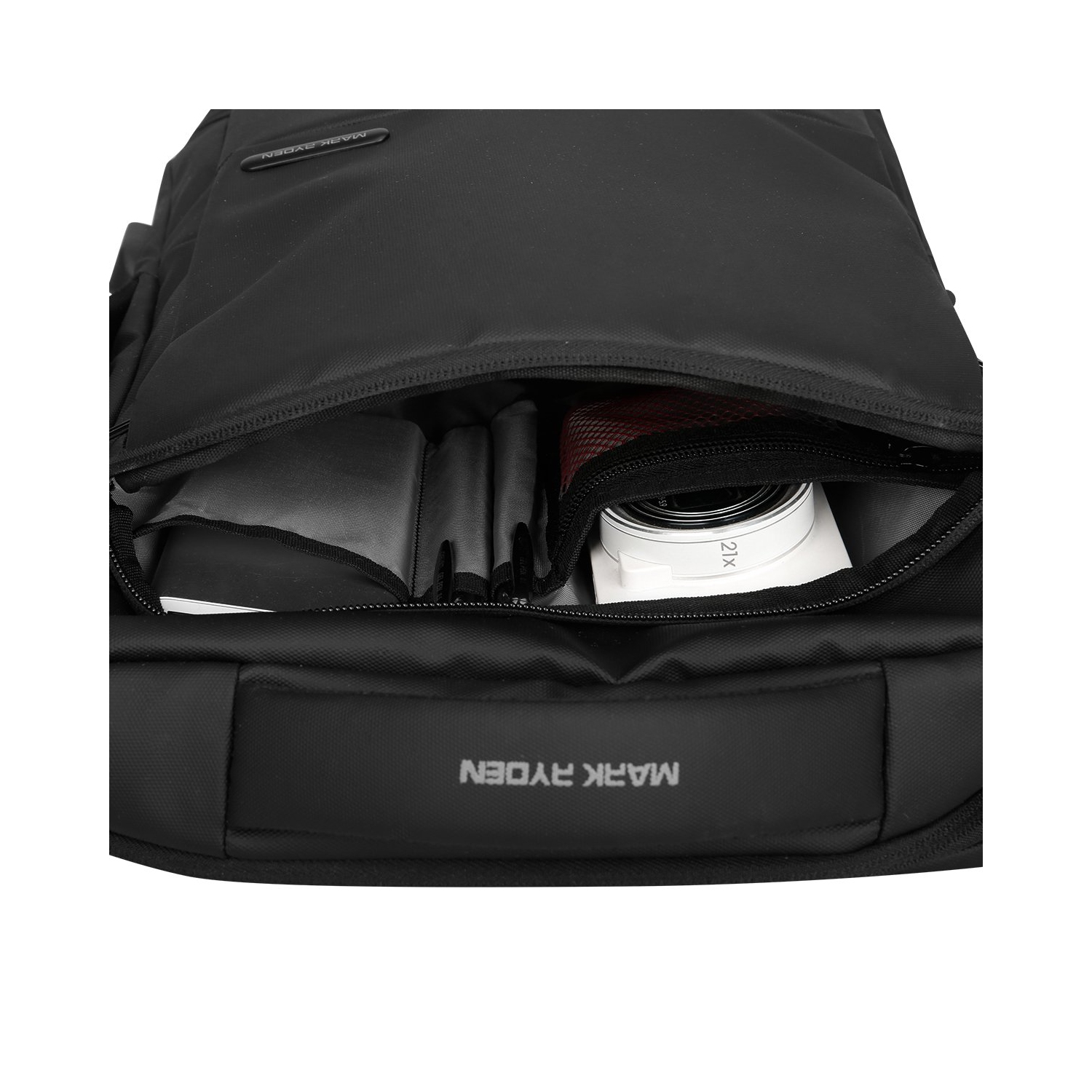 Le sac à dos pour portable DARWIN de Mark Ryden est un sac à dos imperméable qui se transforme facilement en mallette