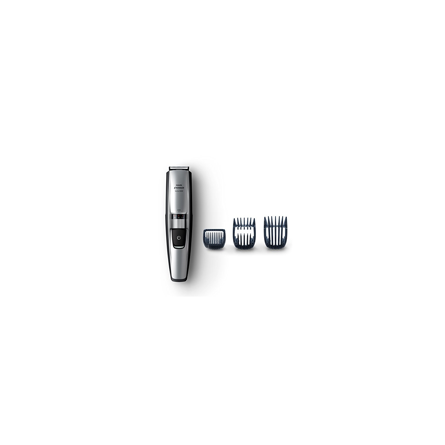 Philips Norelco Beard & Head trimmer Series 5100, 17 built-in length settings, hair clipping combs, BT5210/42