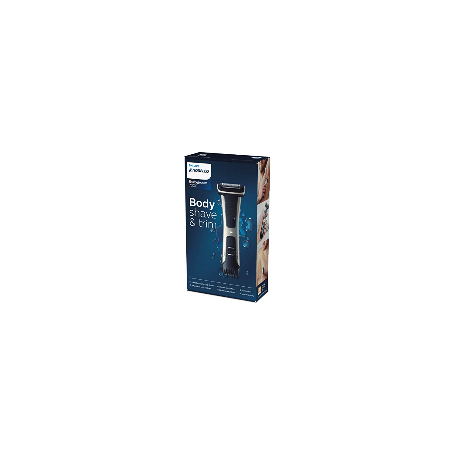 Philips Norelco Bodygroom Series 7000, Bg7030/49, Silver, 0.95 Pound