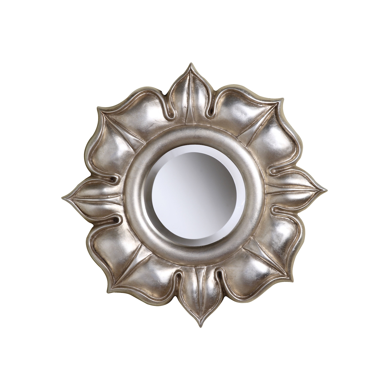 Lotus In Bright Silver Leaf