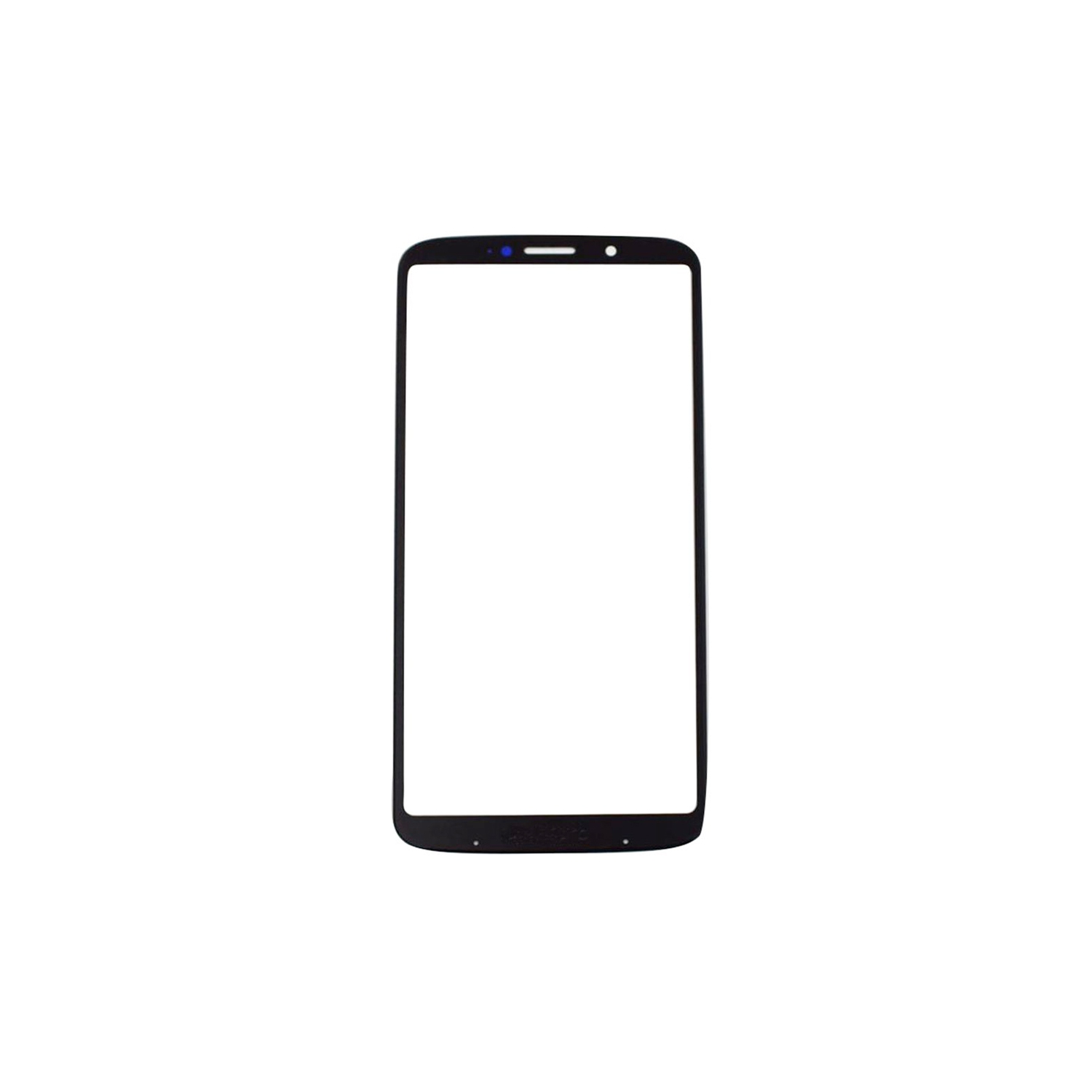 Replacement Front Top Glass Outer Screen Glass Lens Compatible With Motorola Moto Z3 Play - Black