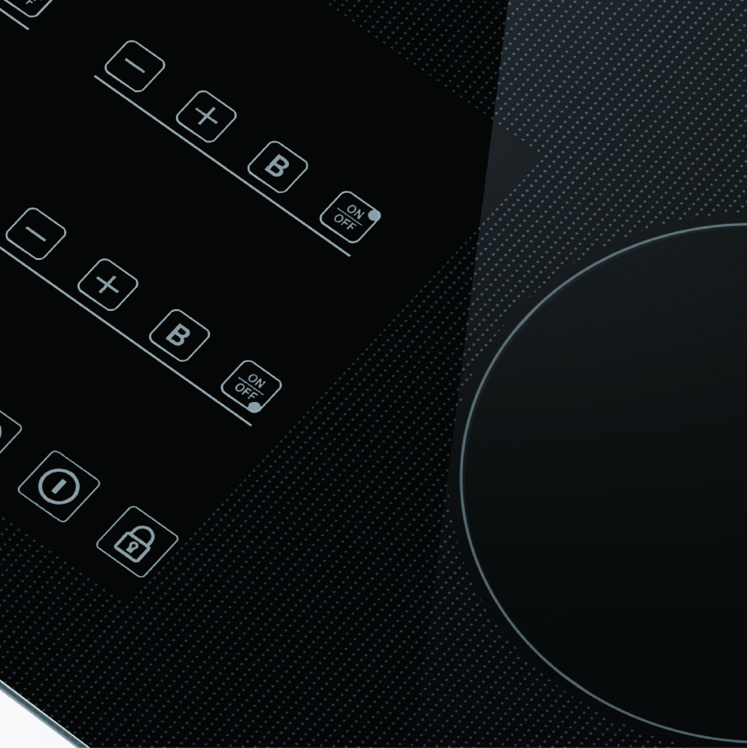 Surface de cuisson électrique à induction de 30 po à 4 brûleurs d’Emporva - Noir